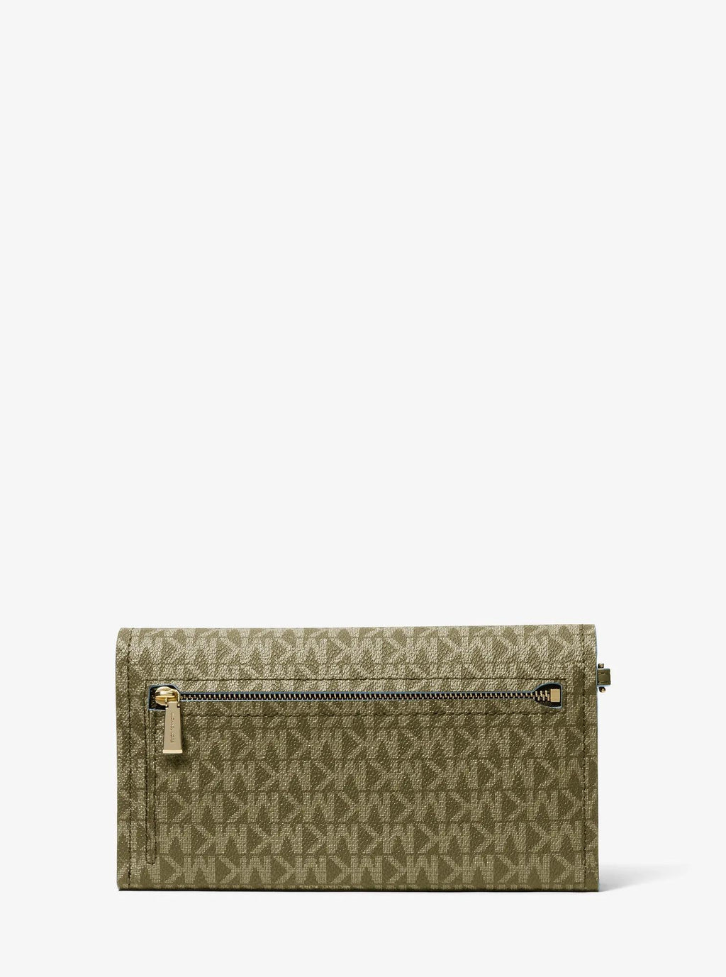 Michael Kors Jet Set Medium Signature Signature Logo Convertible Wristlet