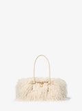 Michael Kors Hamilton Moderne Small Faux Shearling Satchel