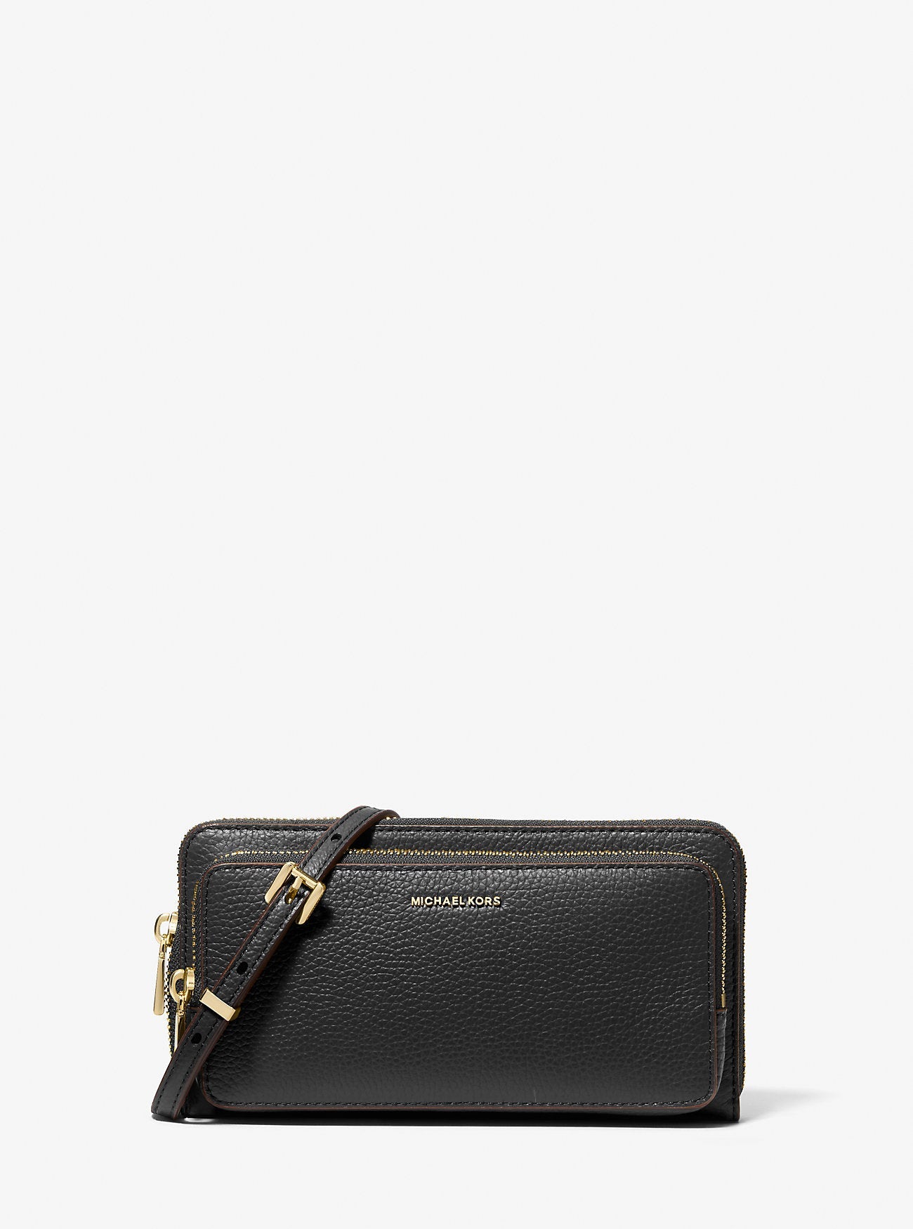 Michael Kors Jet Set Large Pebbled Leather Convertible Crossbody Bag Bag