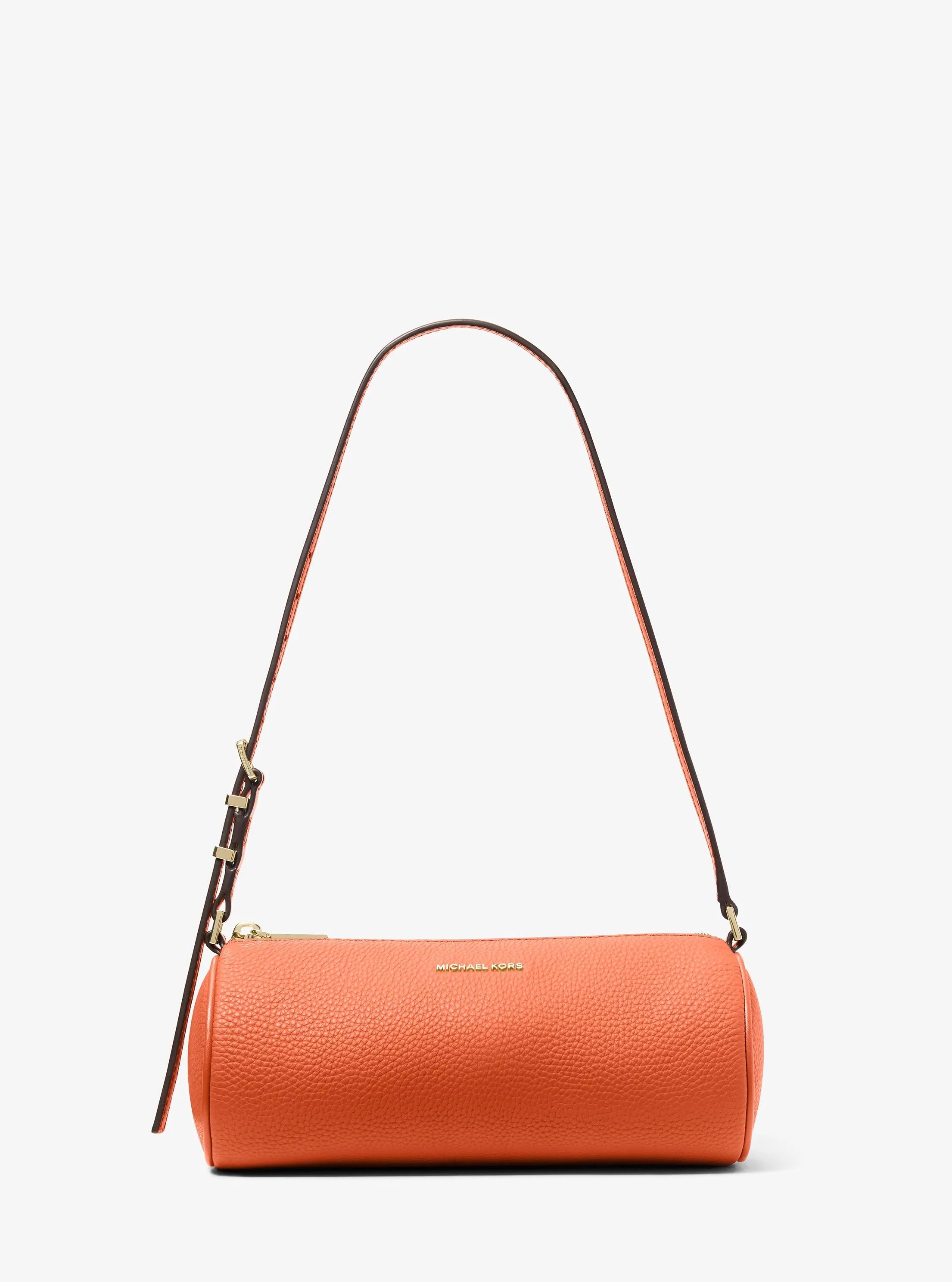 Michael Kors Izzy Small Pebbled Leather Barrel Pochette