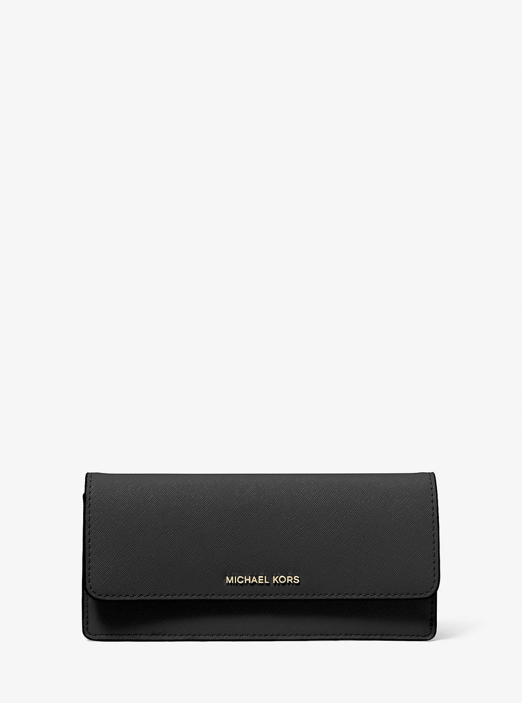 Michael Kors Jet Set Large Saffiano Leather Snap-Front Wallet
