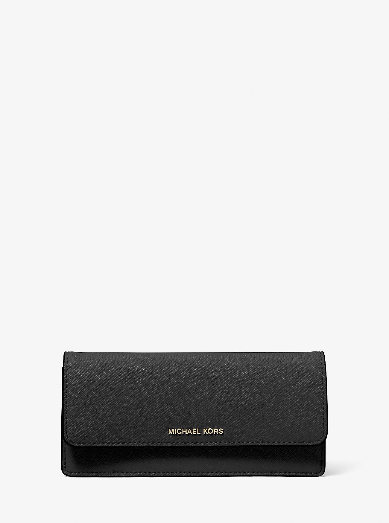 Michael Kors Jet Set Large Saffiano Leather Snap-Front Wallet