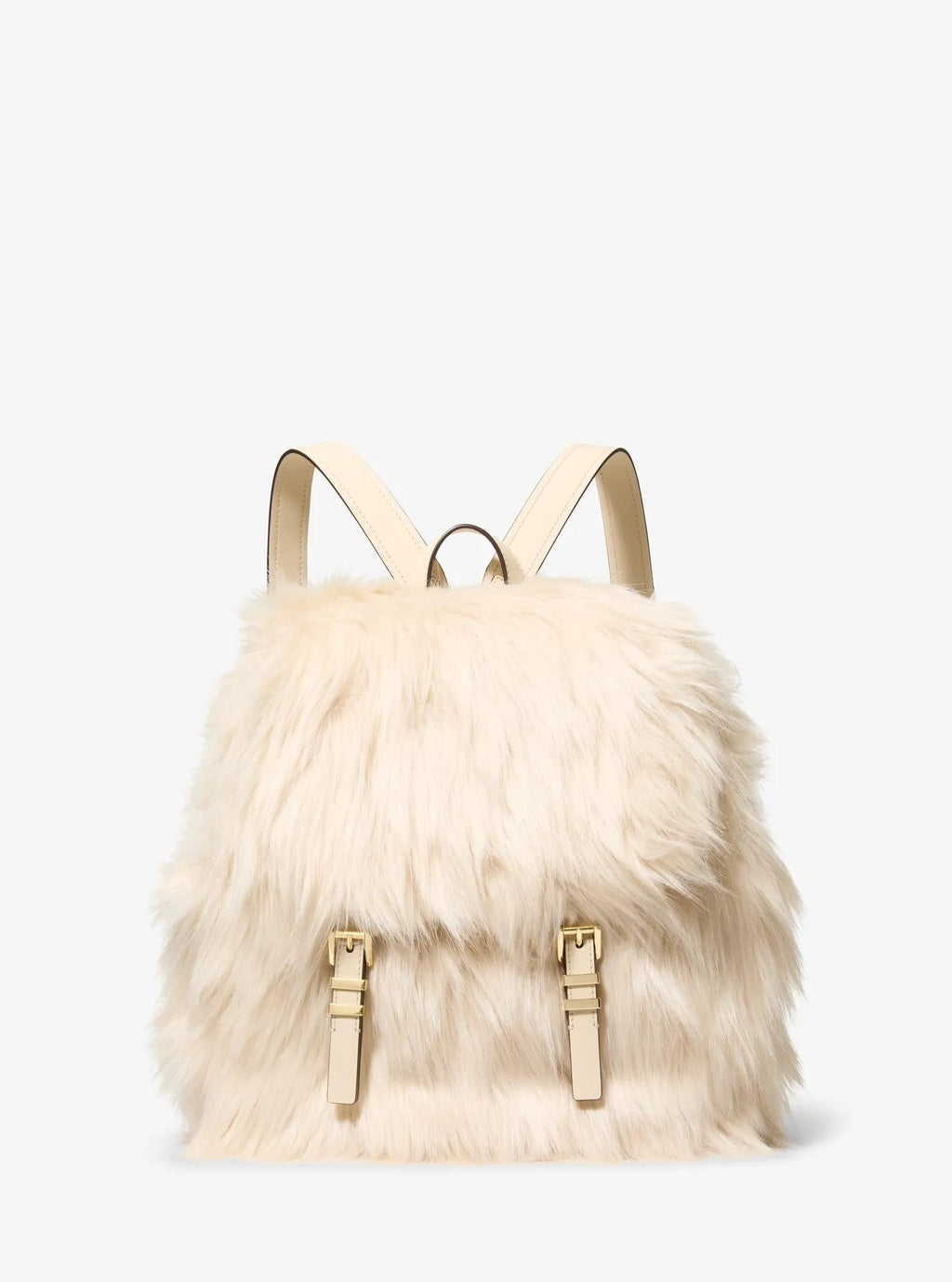 Michael Kors Quinn Medium Faux Fur Backpack Travel School Bag