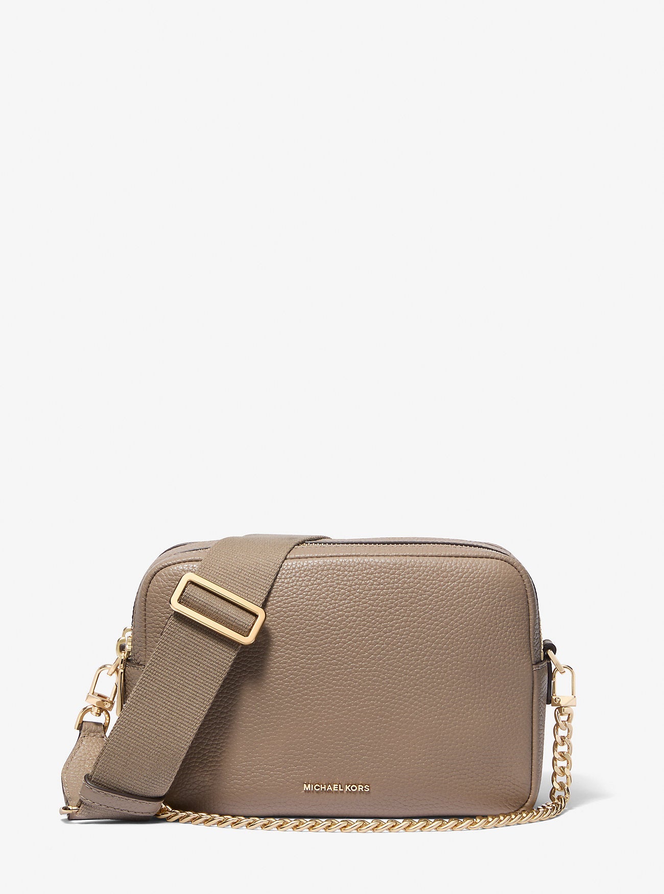 Michael Kors Bryant Medium Pebbled Leather Camera Crossbody Bag Bag