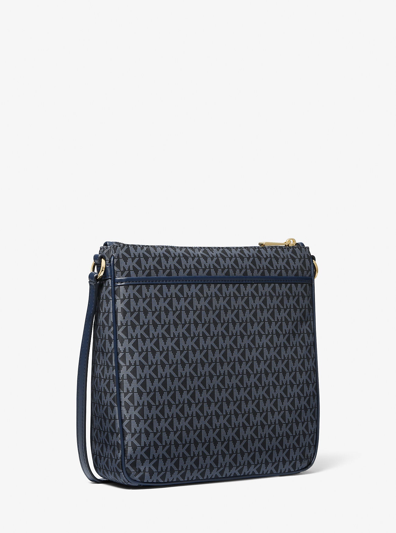 Michael Kors Jet Set Large Signature Signature Logo Print Woven Crossbody Bag Bag