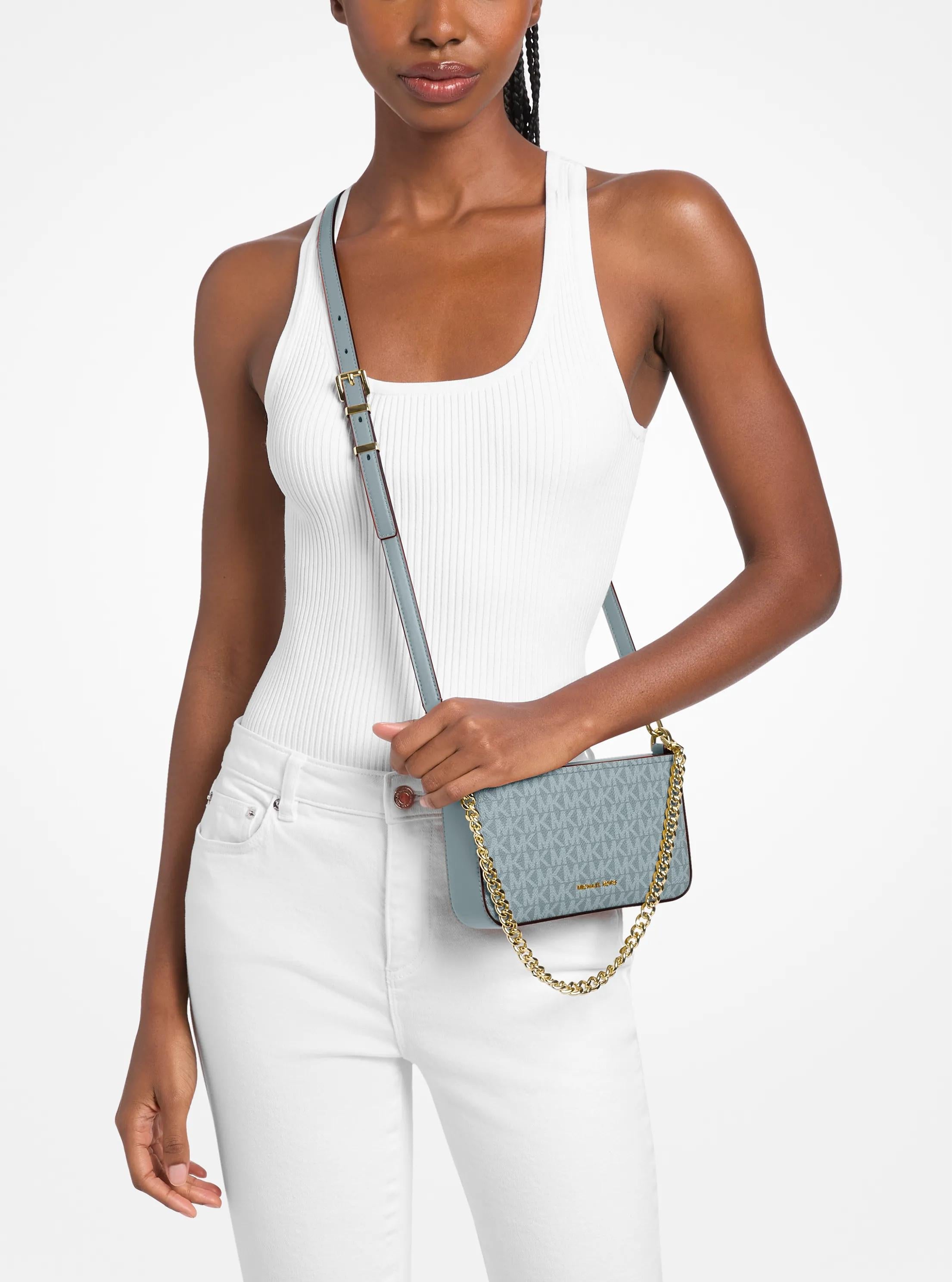 Michael Kors Bryant Small Signature Signature Logo Convertible Pochette