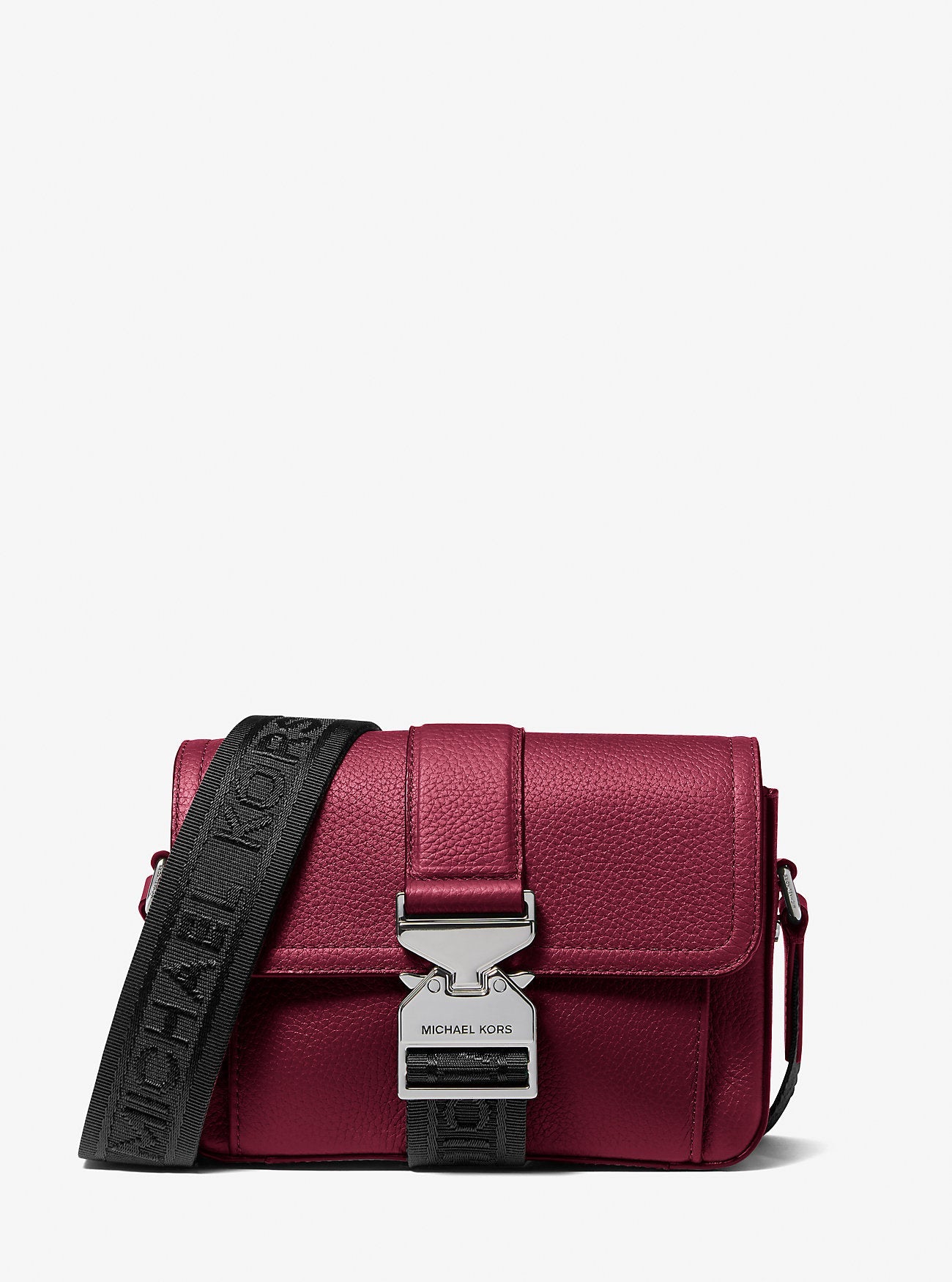 Michael Kors Hudson Pebbled Leather Crossbody Bag Bag
