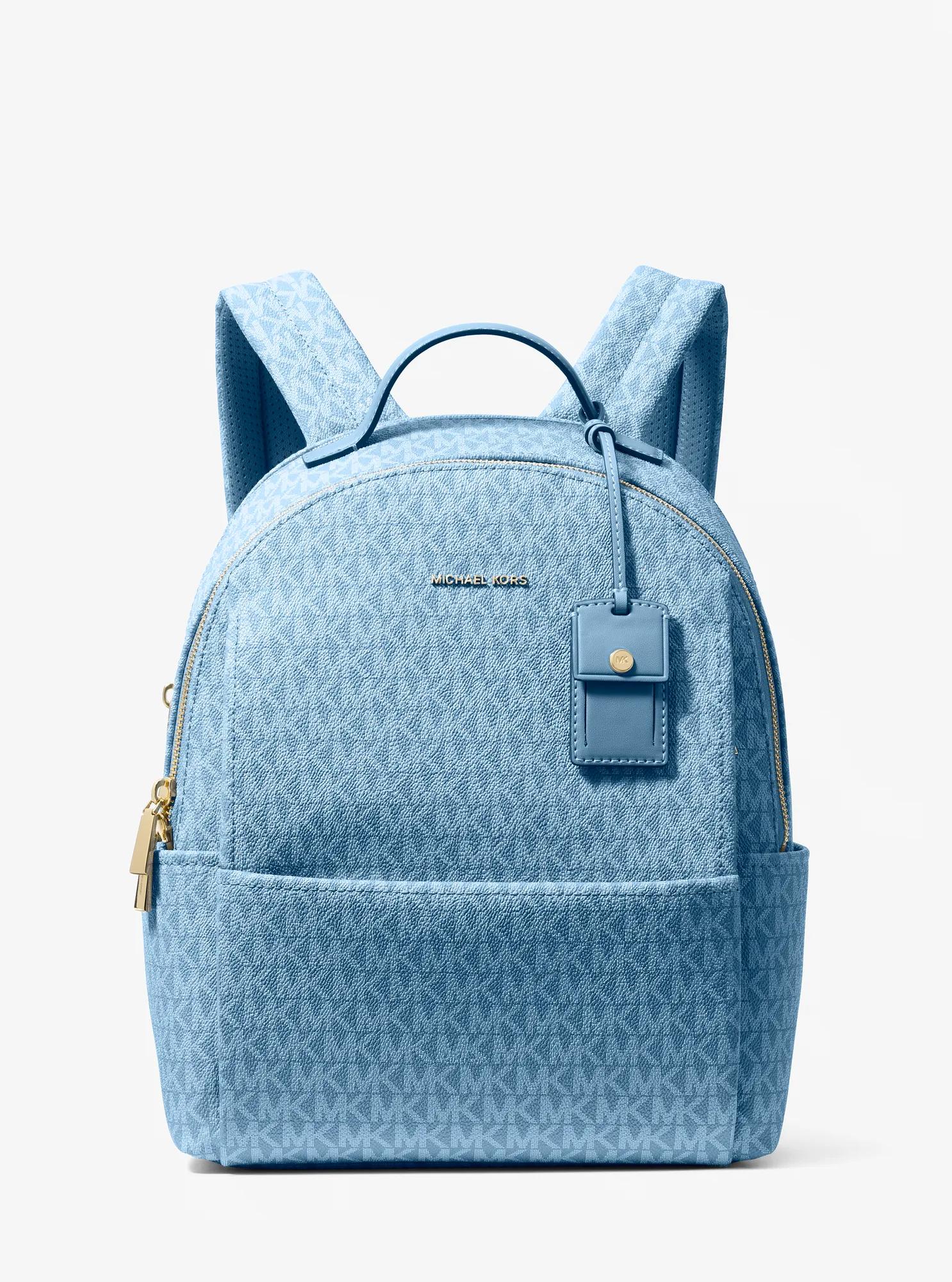Michael Kors Sable Medium Signature Signature Logo Backpack Travel School Bag