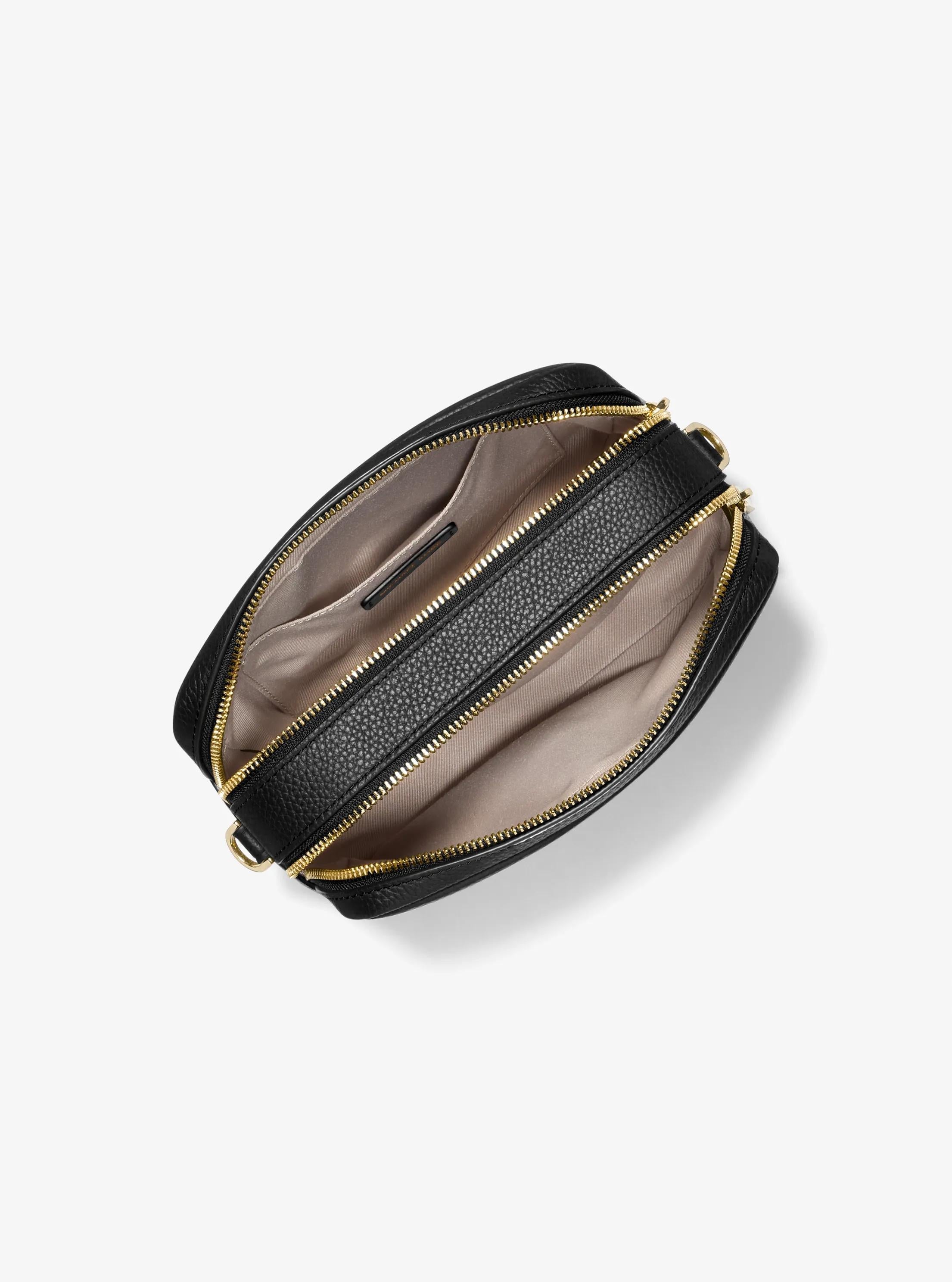 Michael Kors Bryant Medium Pebbled Leather Camera Crossbody Bag Bag
