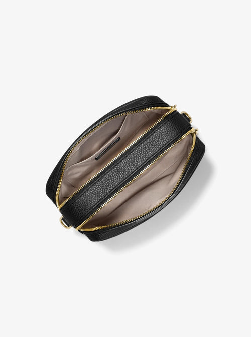 Michael Kors Bryant Medium Pebbled Leather Camera Crossbody Bag Bag