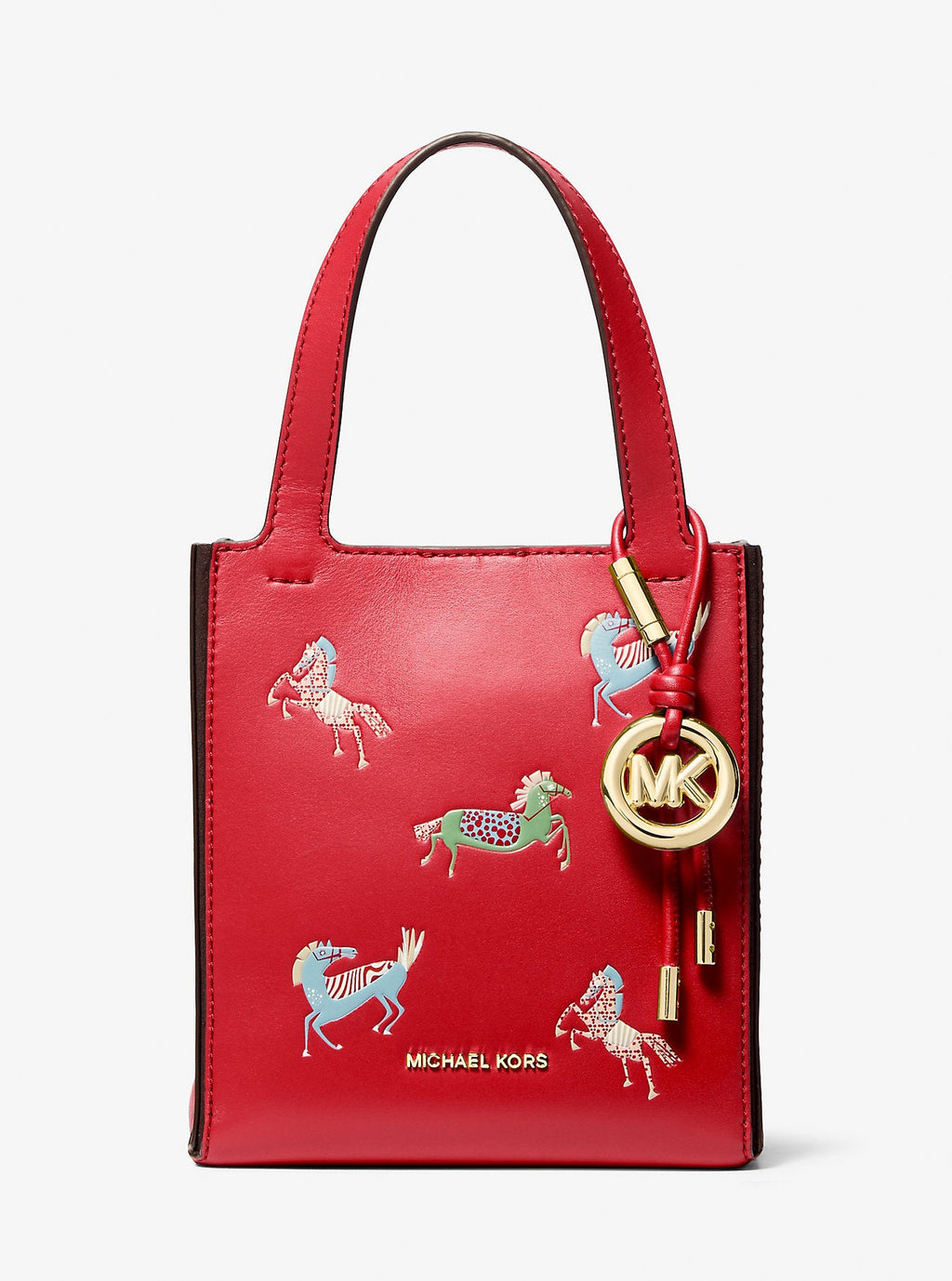 Michael Kors Jordi Small Leather Convertible Tote Bag Work Shoulder Bag
