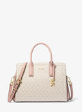 Michael Kors Laila Medium Signature Signature Logo Satchel