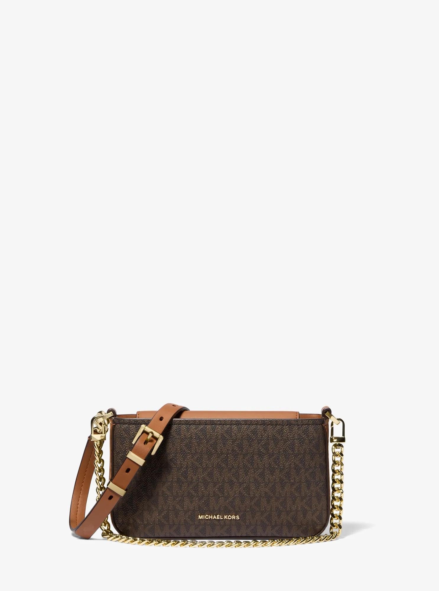 Michael Kors Bryant Small Signature Signature Logo Convertible Pochette