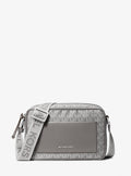 Michael Kors Jet Set Large Printed Signature Signature Logo Crossbody Bag Bag