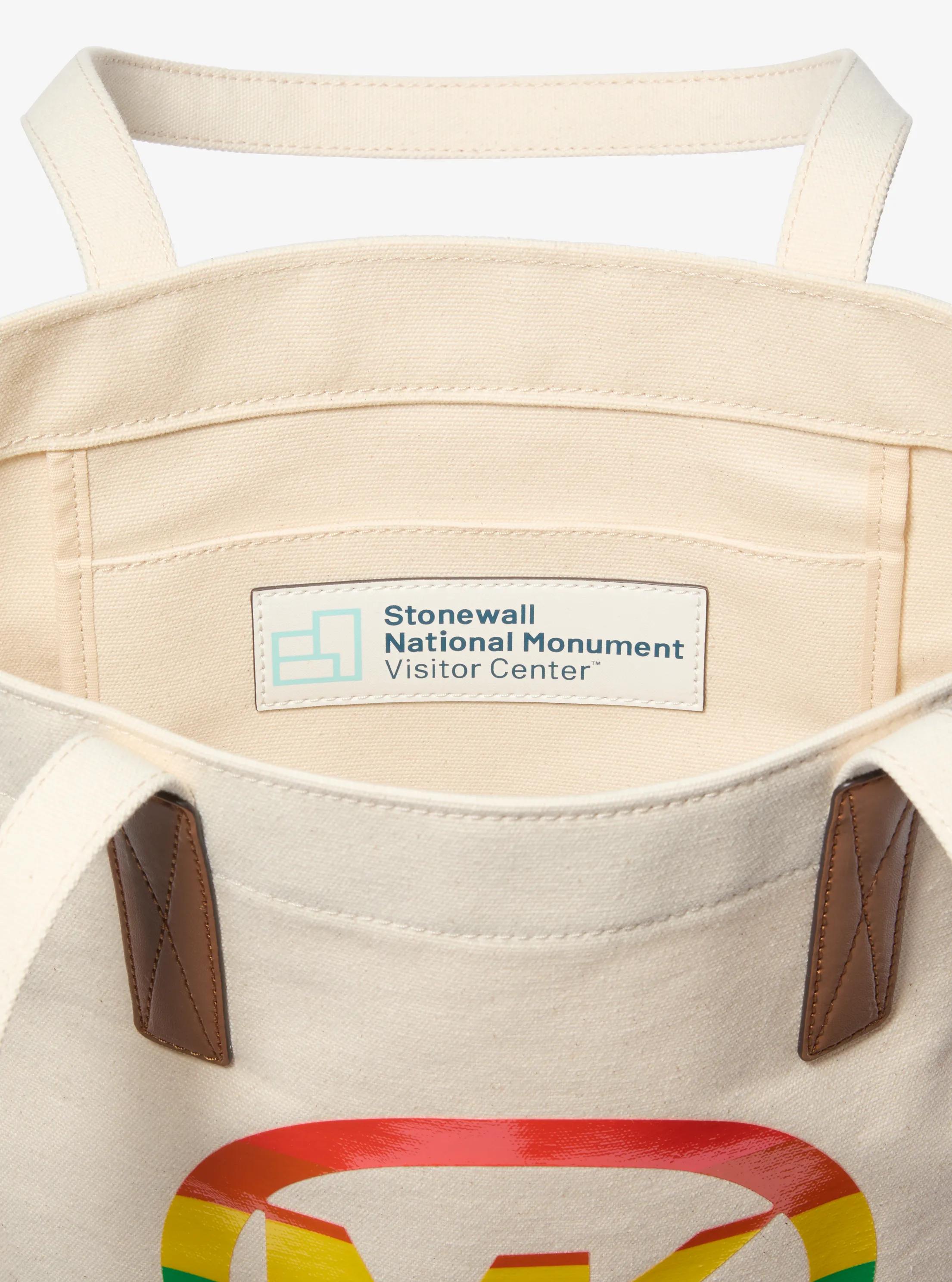 Michael Kors PRIDE Rainbow Signature Logo Cotton Tote Bag Work Shoulder Bag