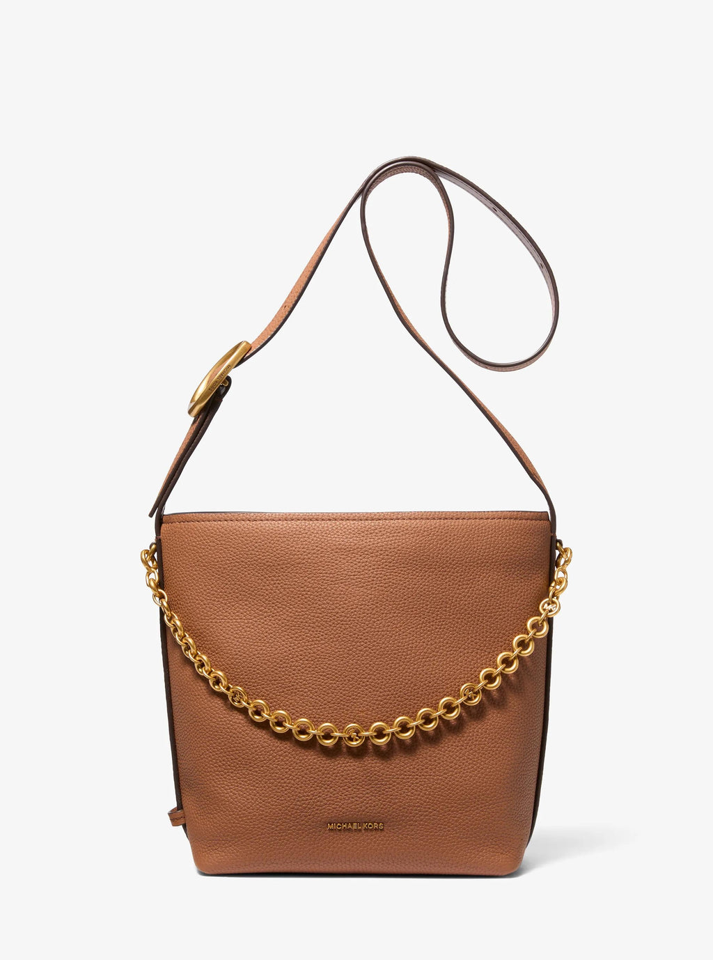 Michael Kors Nolita Small Pebbled Leather Bucket Tote Bag Work Shoulder Bag
