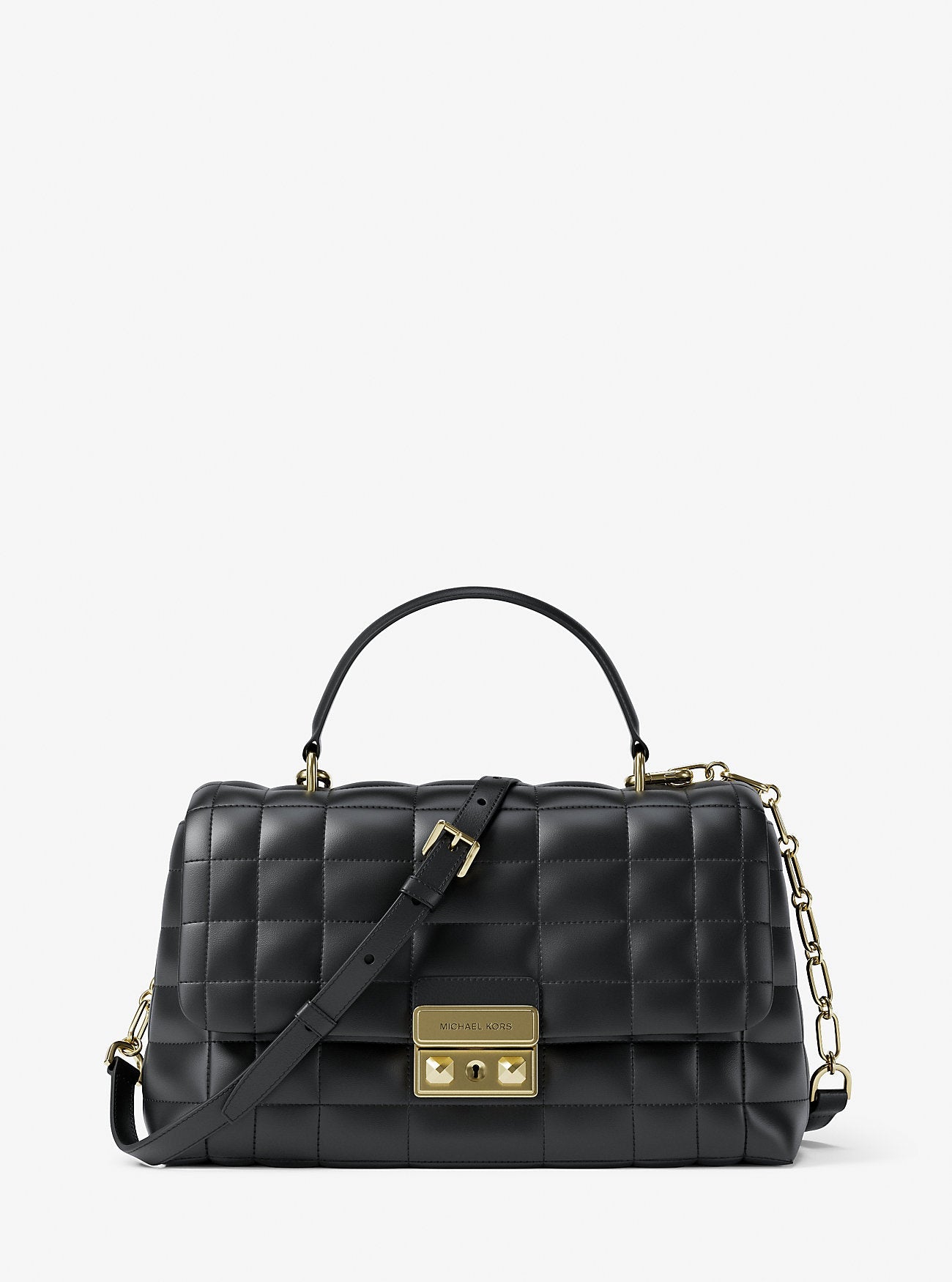 Michael Kors Tribeca Medium Quilted Leather Satchel