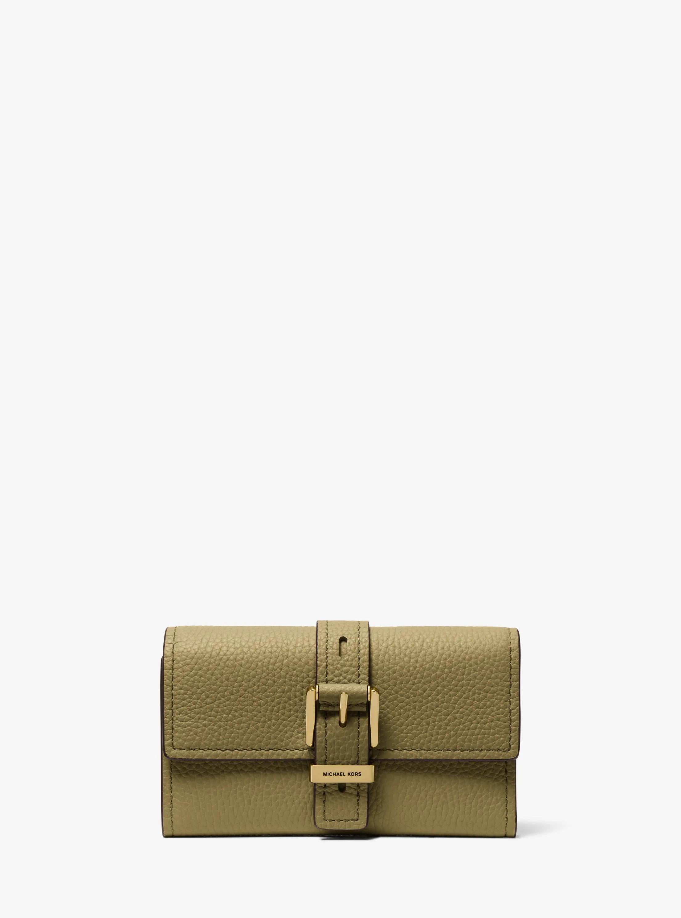 Michael Kors Nolita Medium Pebbled Leather Tri-Fold Wallet