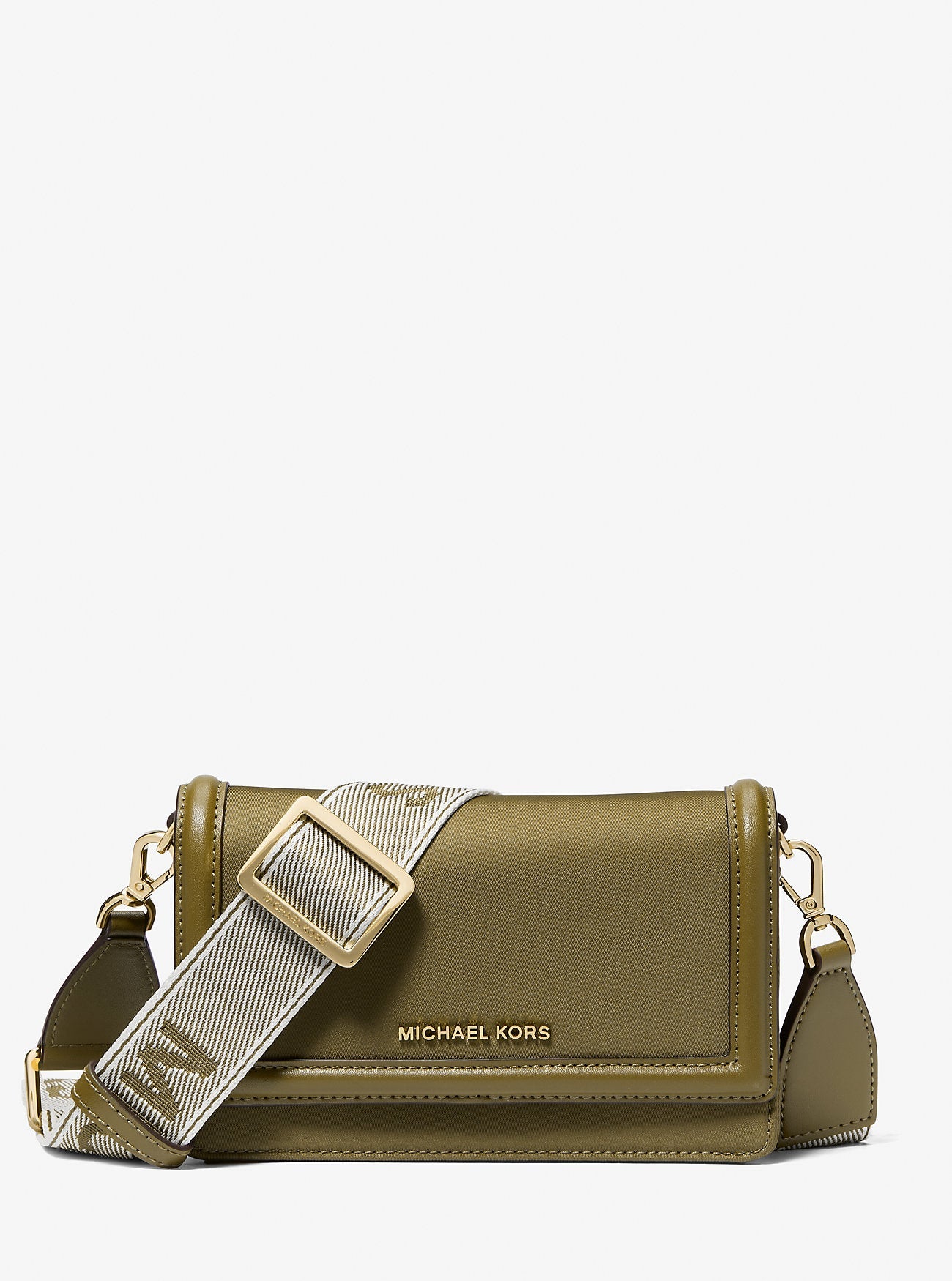 Michael Kors Jet Set Small Nylon Gabardine Phone Crossbody Bag Bag Bag
