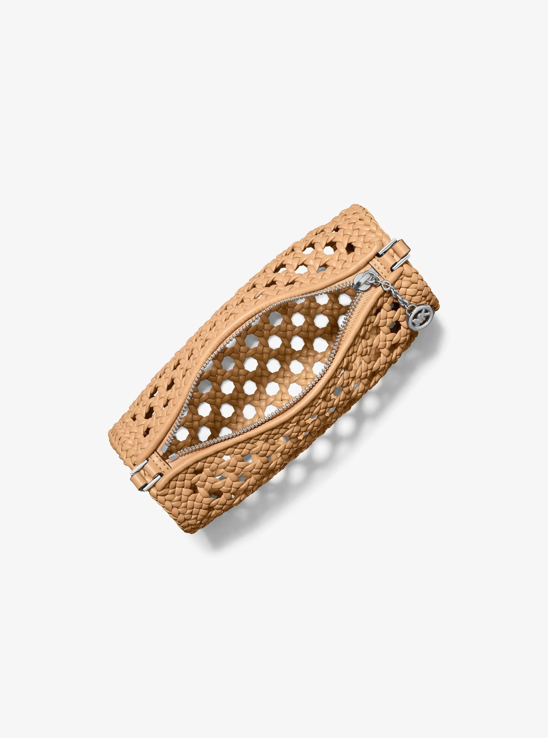 Michael Kors Izzy Small Crocheted Barrel Pochette
