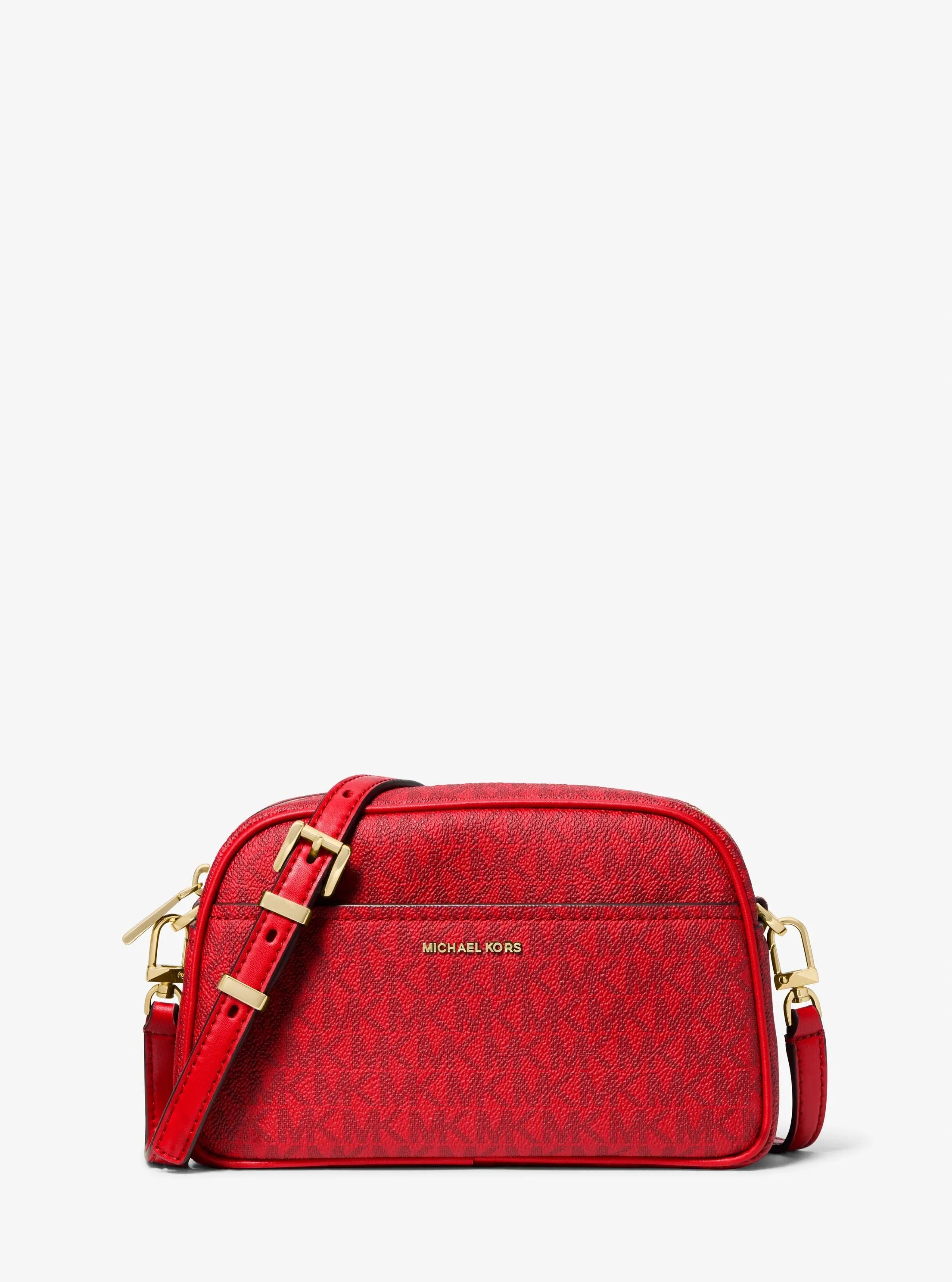 Michael Kors Jet Set Small Signature Signature Logo Camera Crossbody Bag Bag