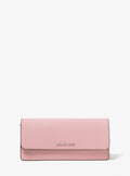 Michael Kors Jet Set Large Saffiano Leather Snap-Front Wallet