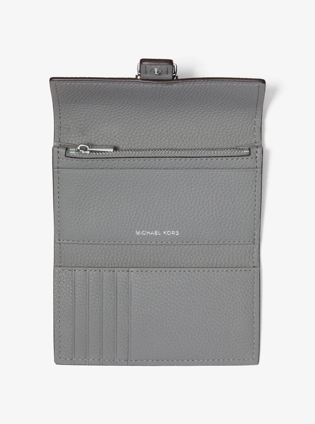 Michael Kors Nolita Medium Pebbled Leather Tri-Fold Wallet