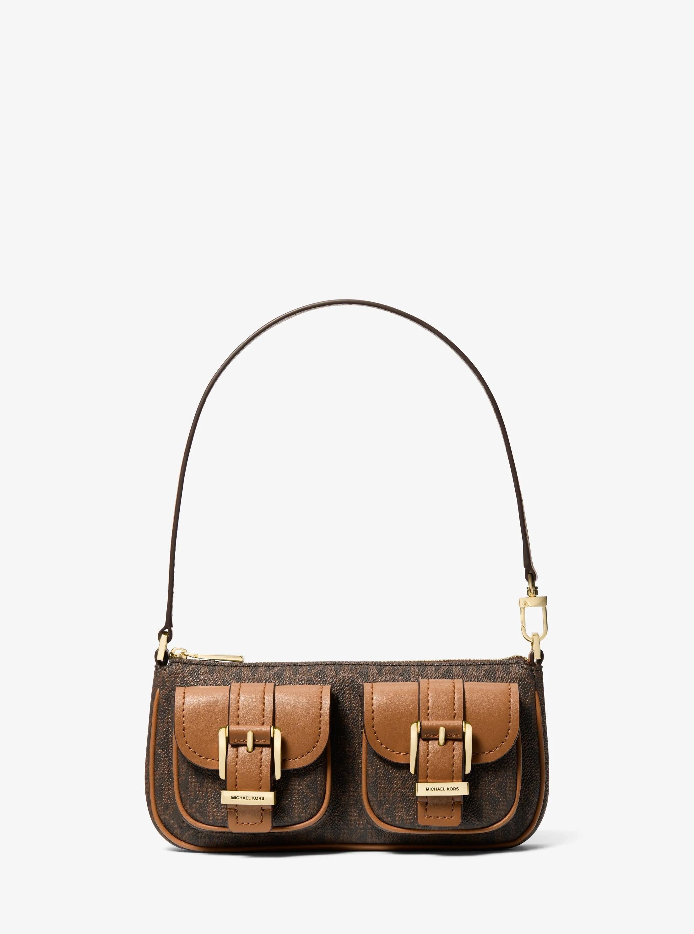 Michael Kors Zoe Small Signature Signature Logo Pochette