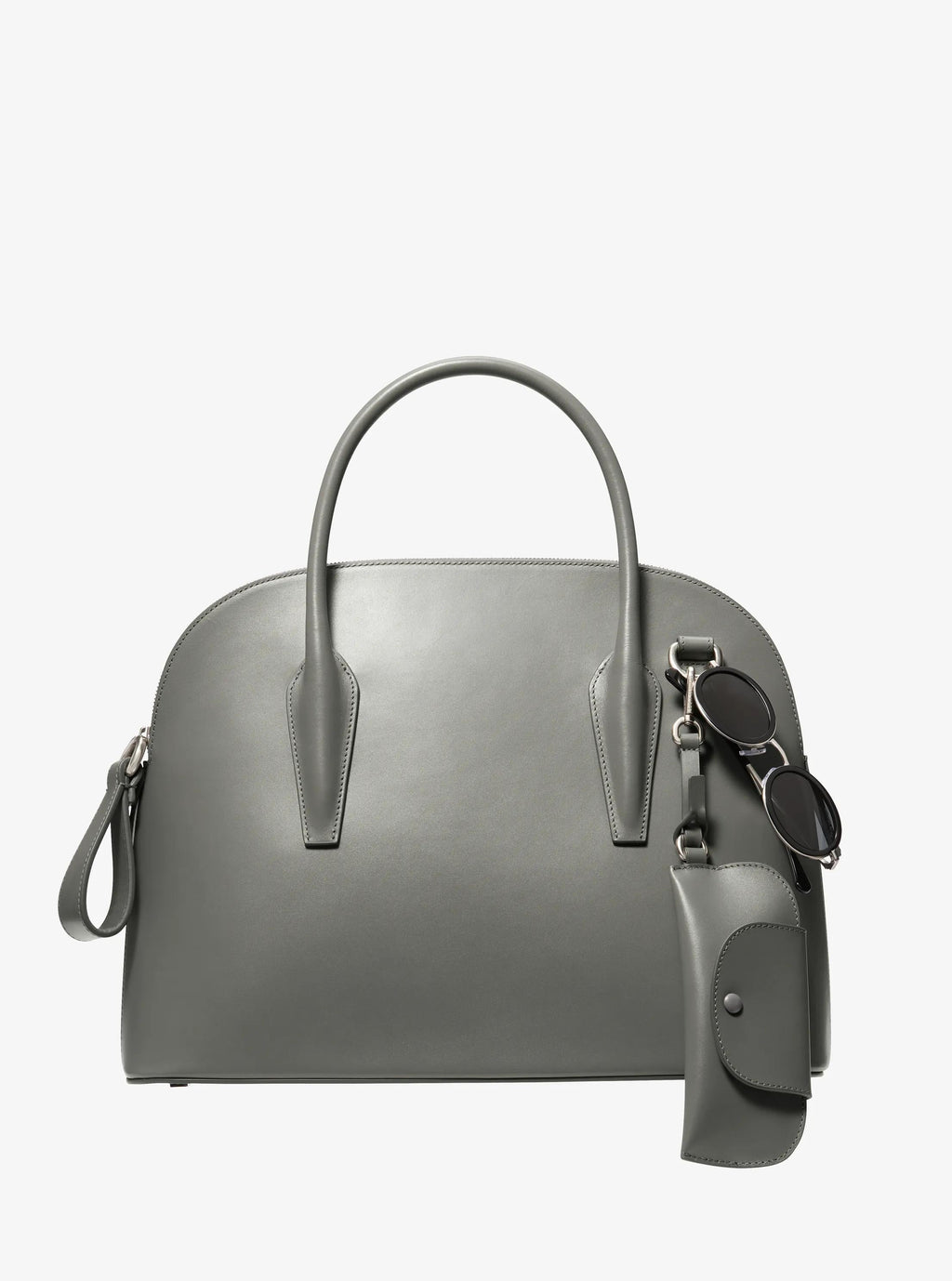 Michael Kors Kaitlin Large Leather Dome Satchel