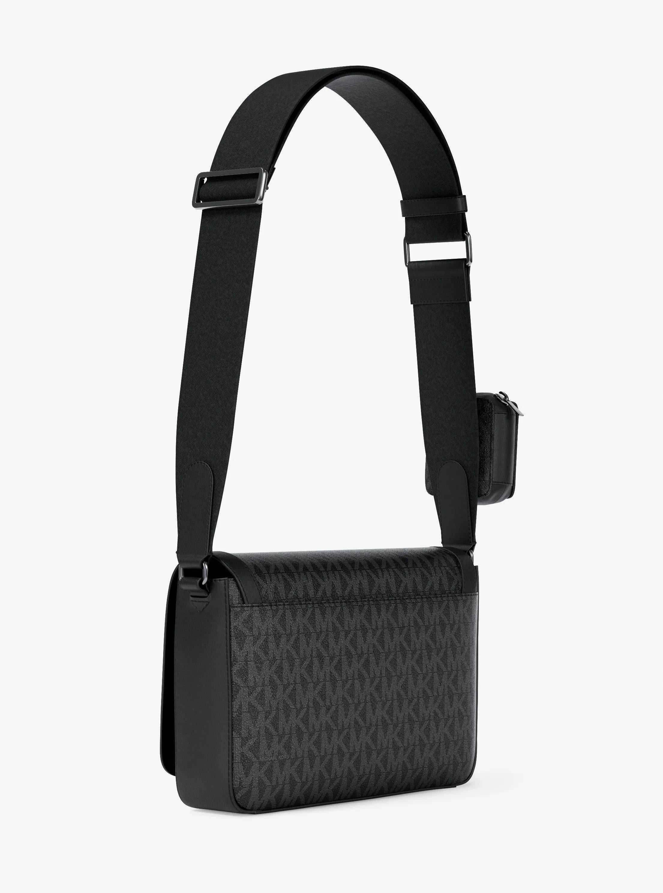 Michael Kors Hudson Mini Signature Signature Logo Crossbody Bag Bag With Airpod Case for Apple Airpods Pro