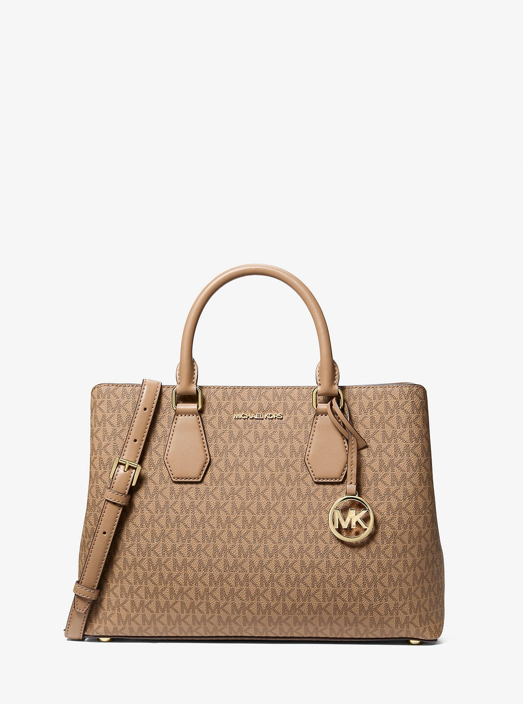 Michael Kors Camille Large Signature Signature Logo Satchel