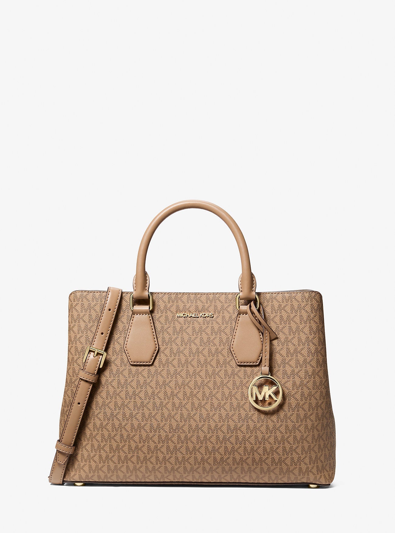 Michael Kors Camille Large Signature Signature Logo Satchel