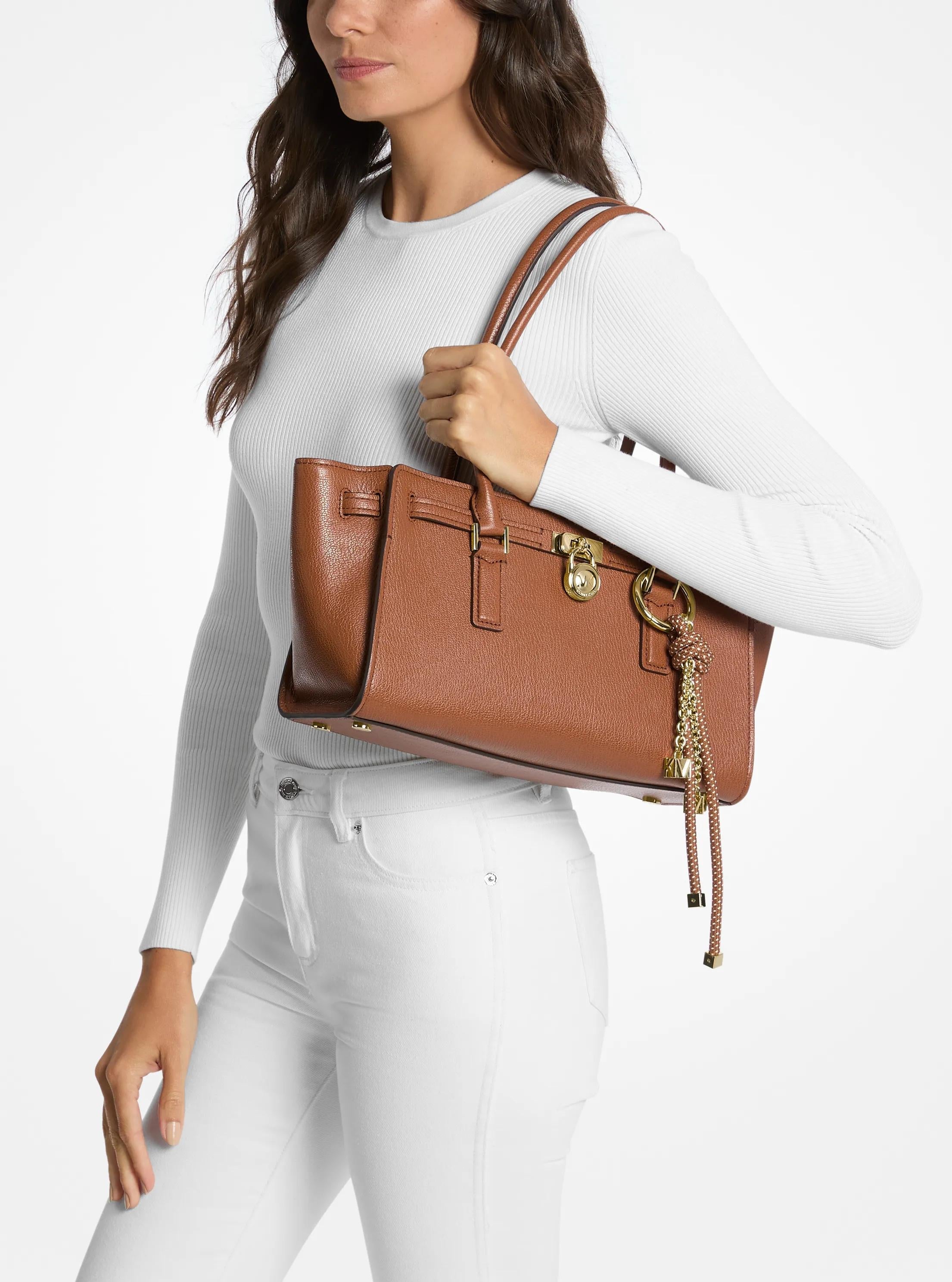 Michael Kors Hamilton Moderne Small Leather Satchel