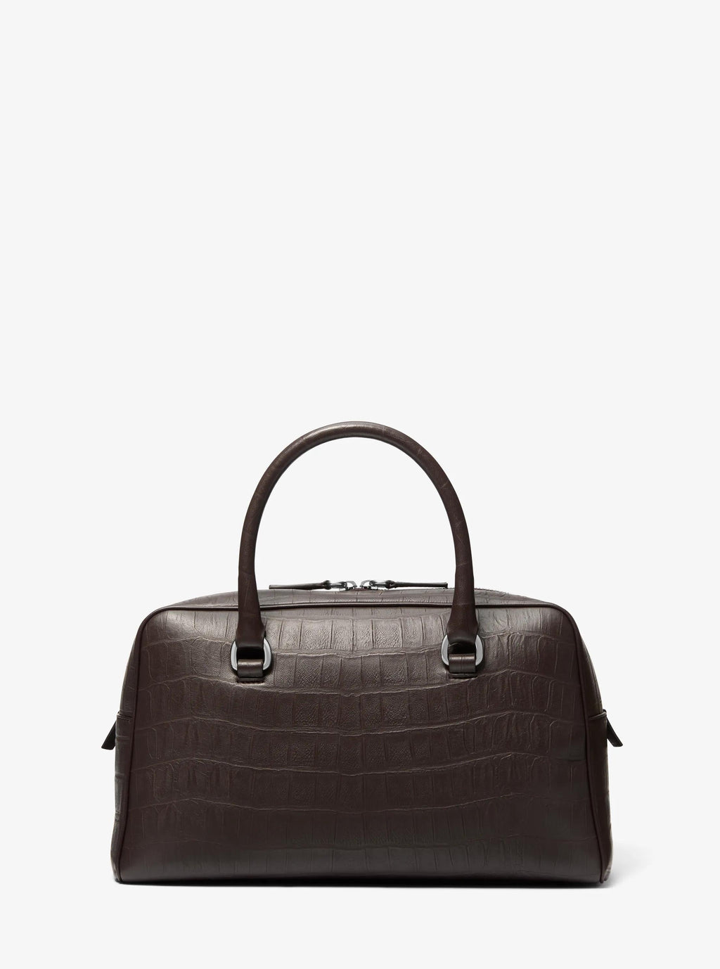Michael Kors Kasia Medium Crocodile Embossed Leather Satchel