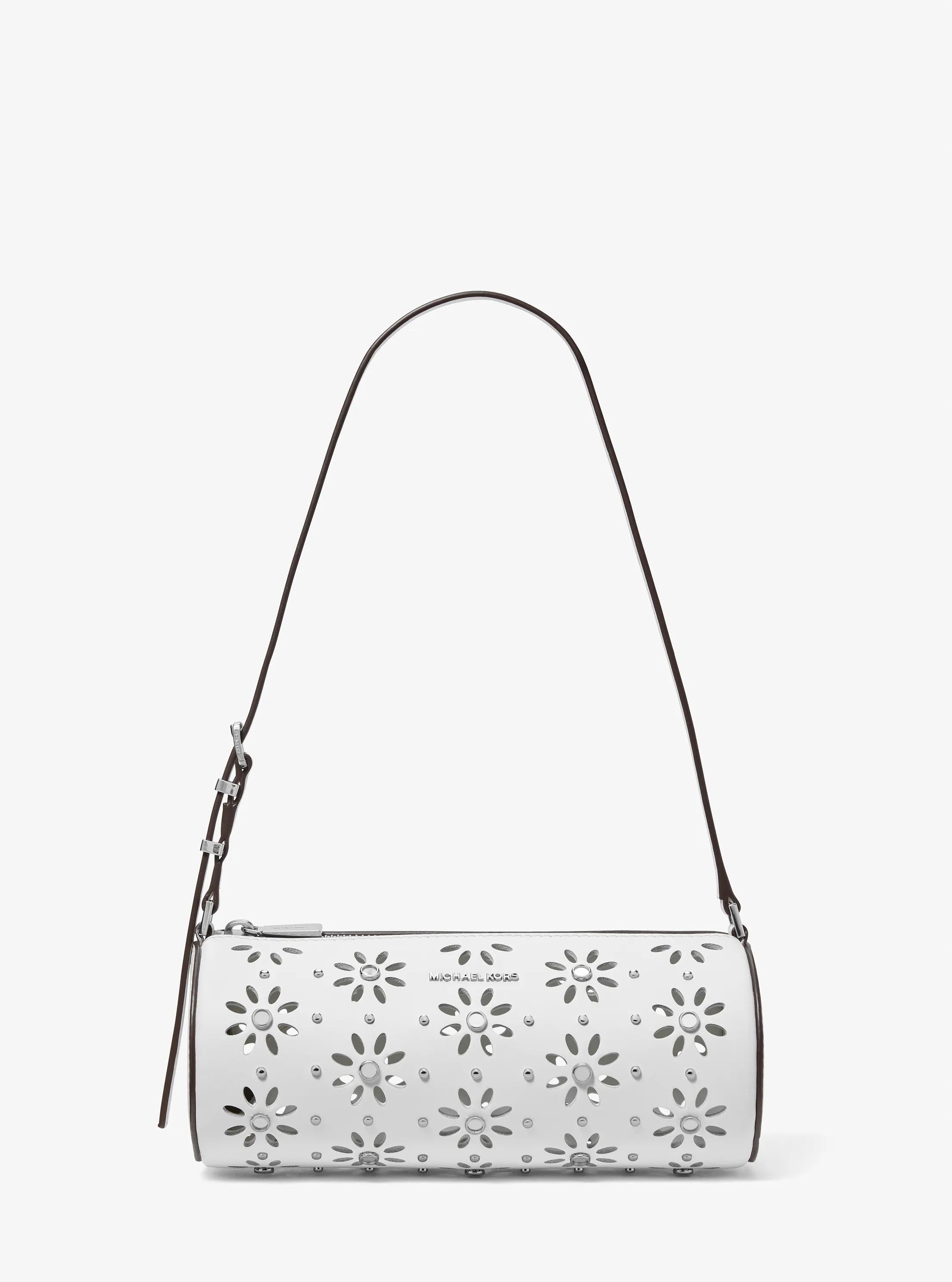 Michael Kors Izzy Small Pebbled Leather Barrel Pochette