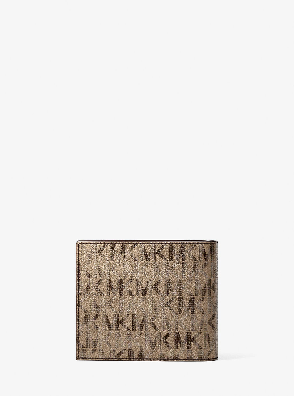 Michael Kors Harrison Signature Logo Billfold Wallet With Passcase
