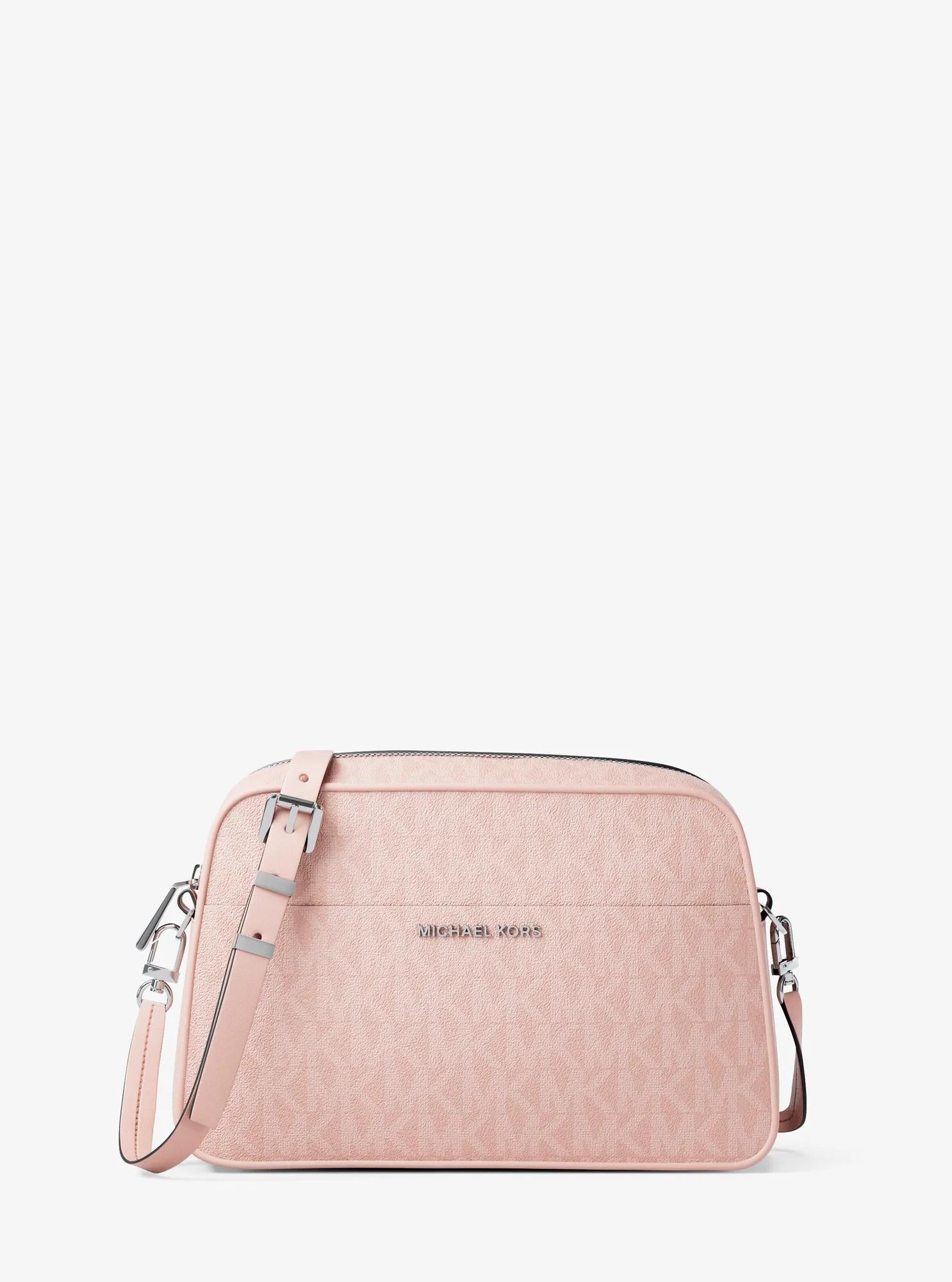Michael Kors Jet Set Small Signature Signature Logo Camera Crossbody Bag Bag