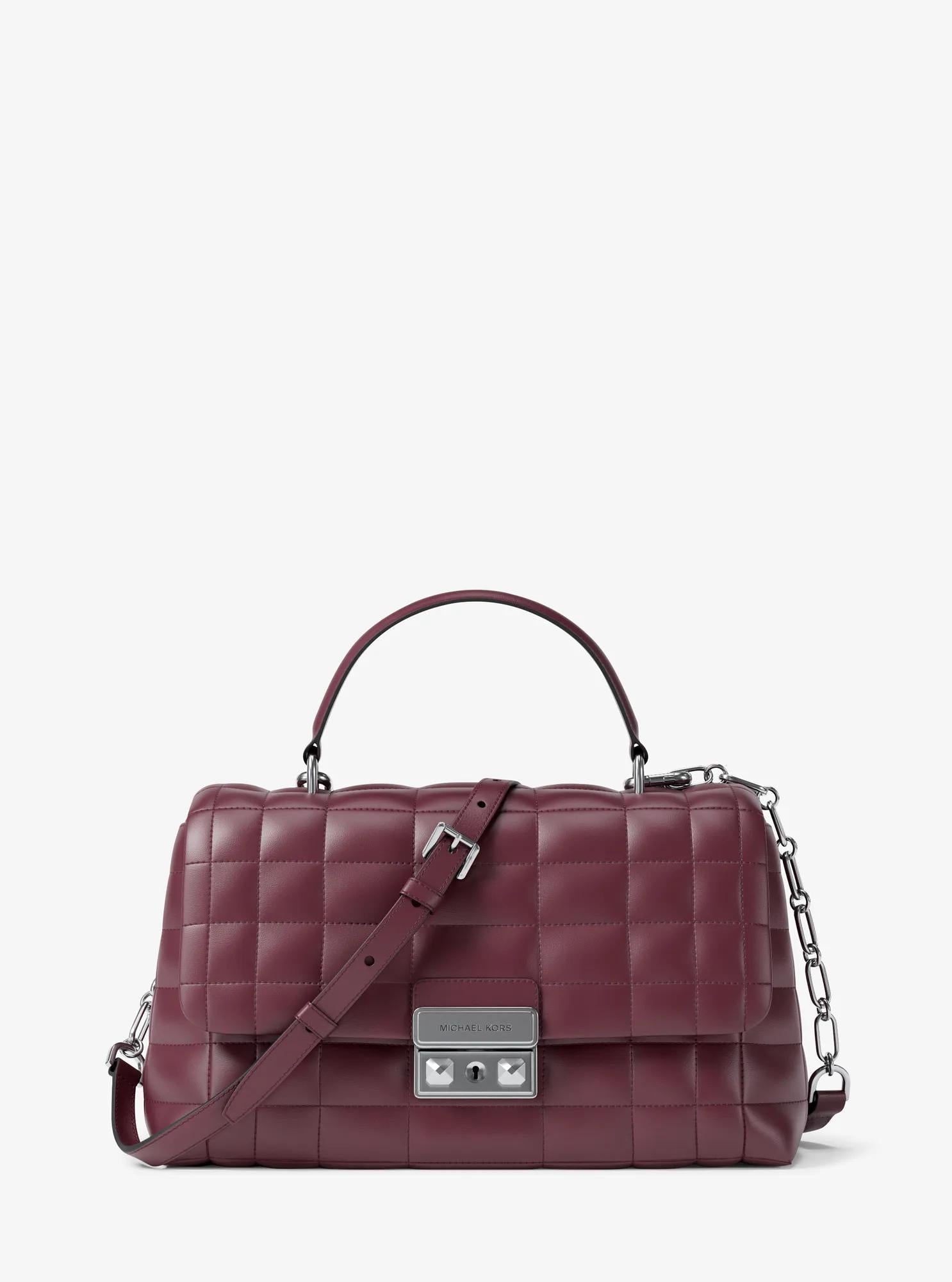 Michael Kors Tribeca Medium Quilted Leather Satchel