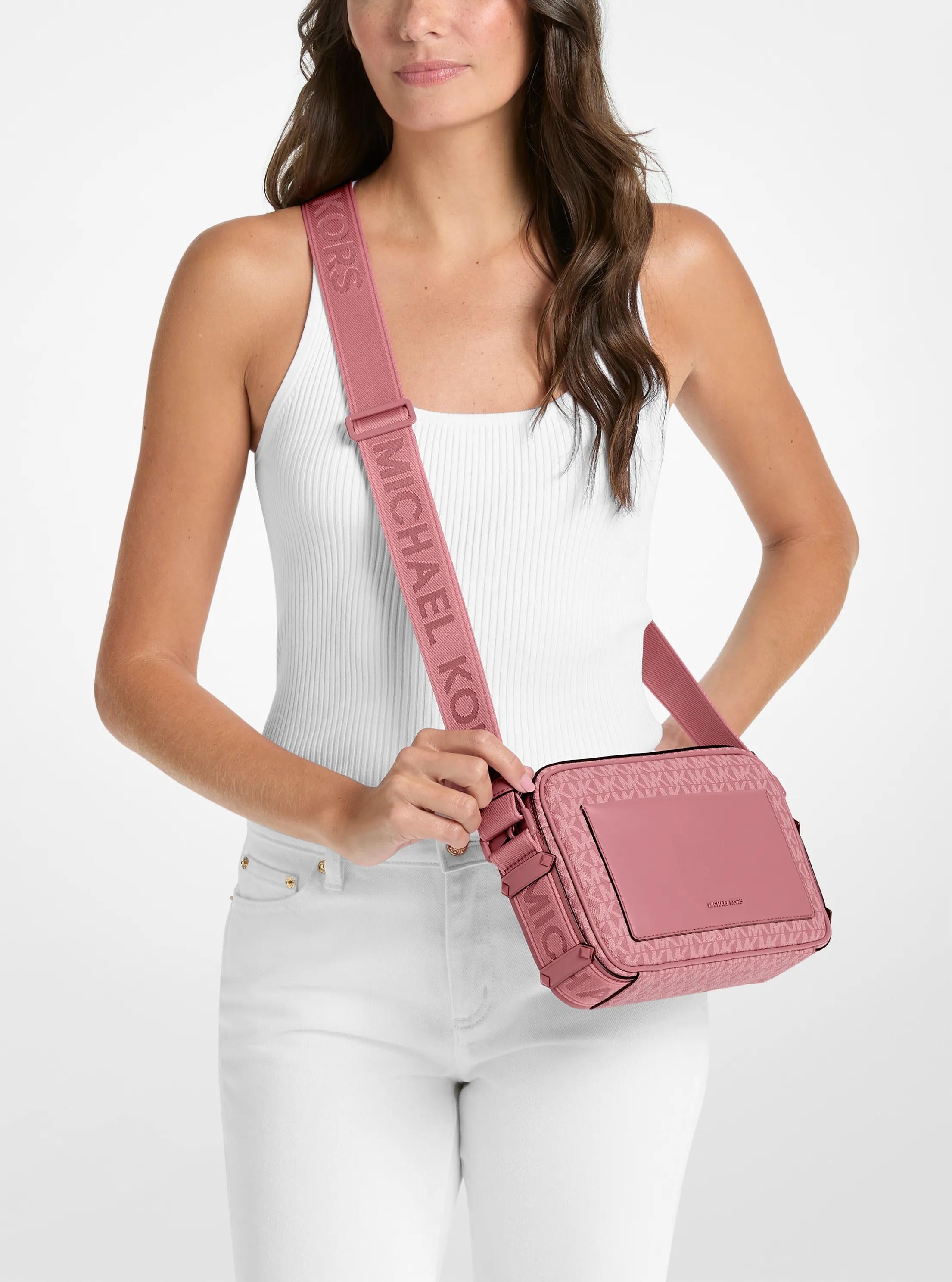 Michael Kors Maeve Large Signature Signature Logo Crossbody Bag Bag