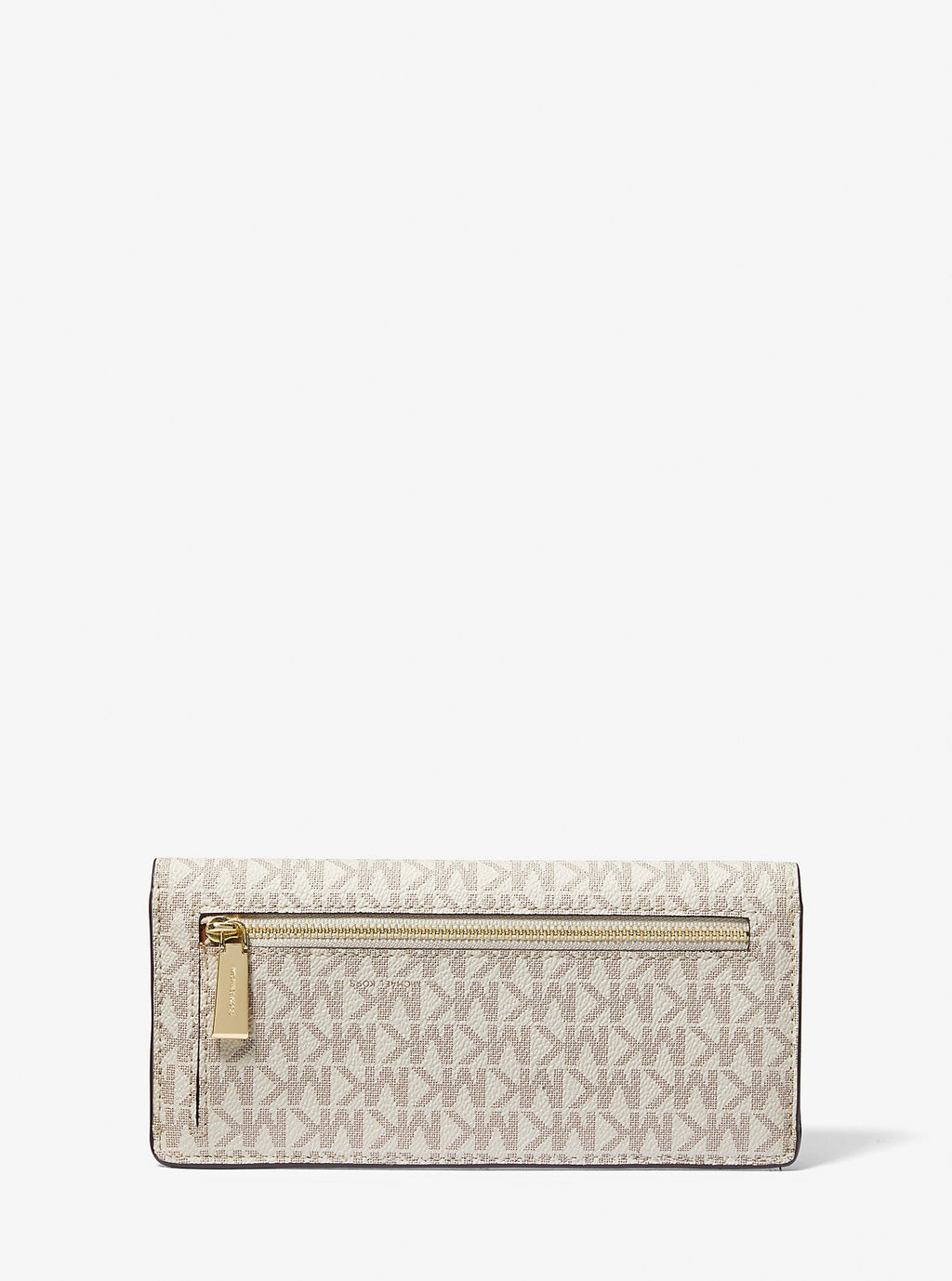 Michael Kors Jet Set Large Signature Signature Logo Snap-Front Wallet