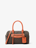Michael Kors Jet Set Travel Extra-Small Signature Signature Logo Duffel Crossbody Bag Bag
