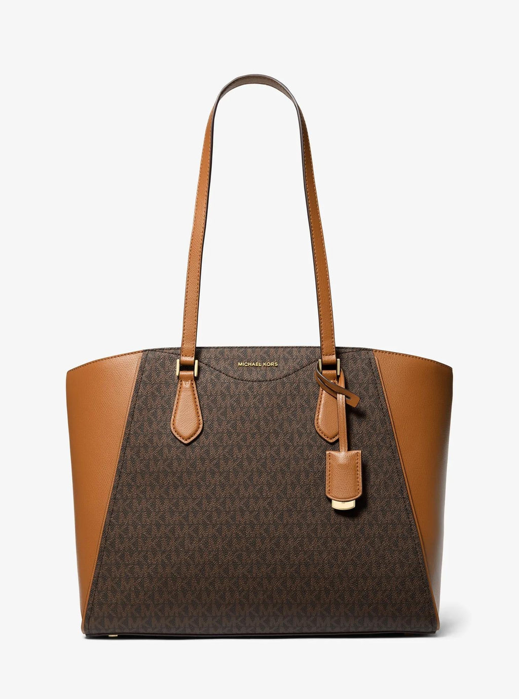 Michael Kors Taryn Large Signature Signature Logo and Leather Tote Bag Work Shoulder Bag