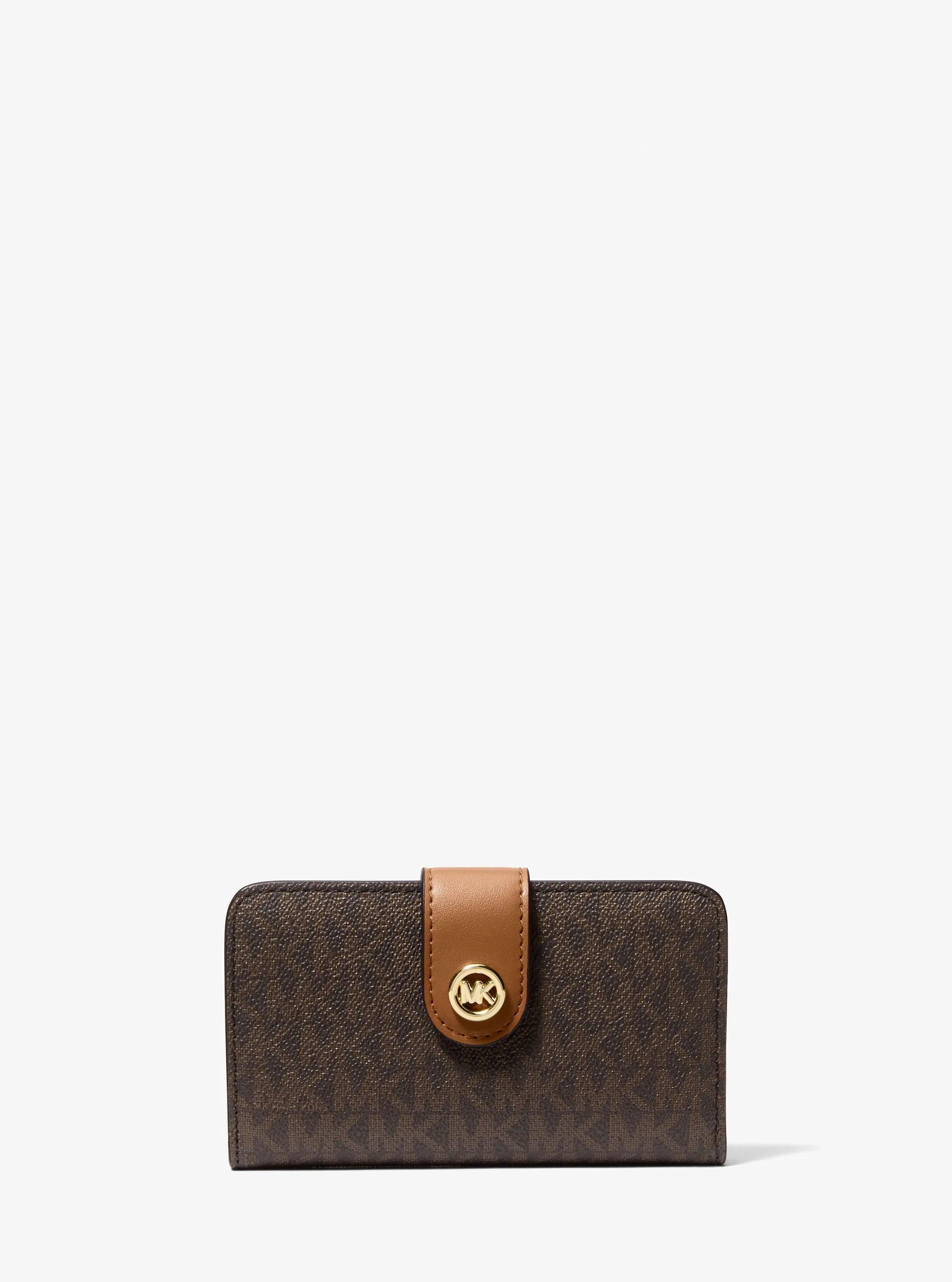 Michael Kors MK Pop Charm Medium Signature Signature Logo Wallet