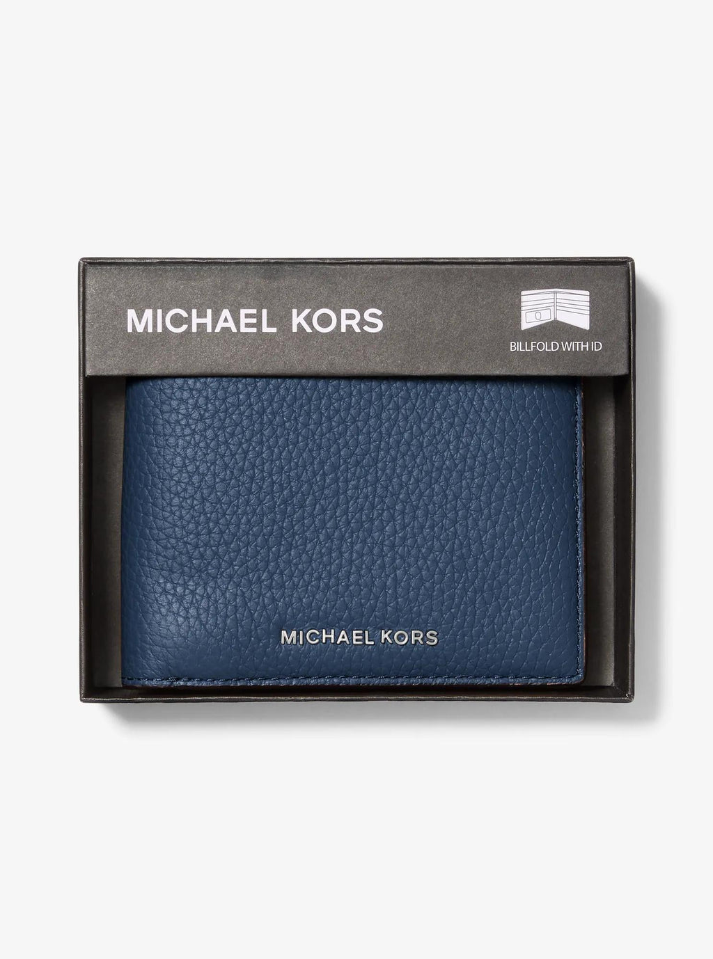 Michael Kors Hudson Pebbled Leather Billfold Wallet