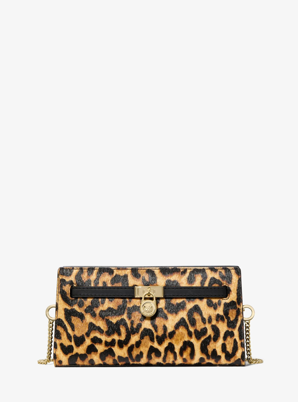 Michael Kors Hamilton Moderne Extra-Small Leopard Print Calf Hair Convertible Crossbody Bag Bag