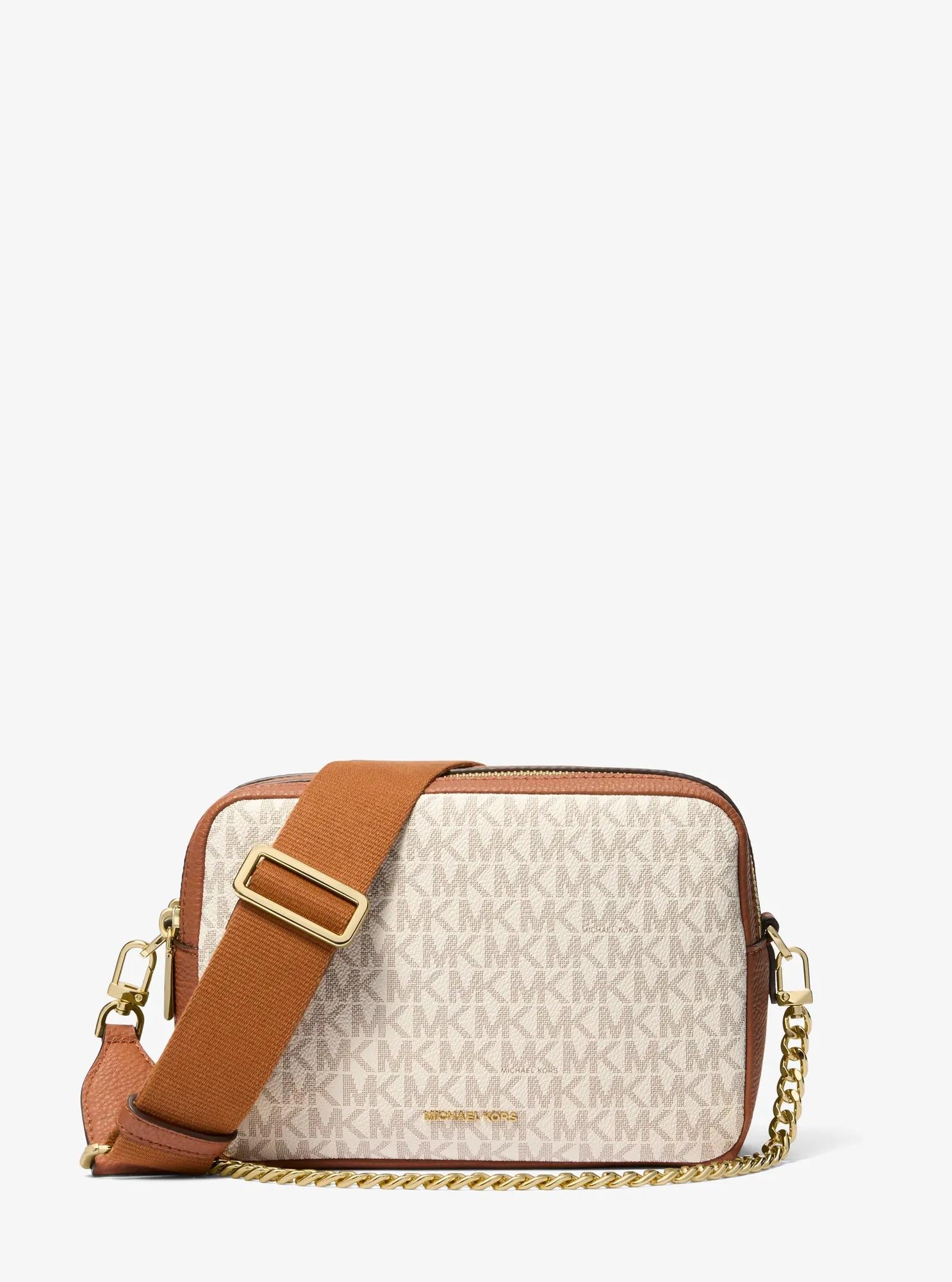 Michael Kors Bryant Medium Signature Signature Logo Camera Crossbody Bag Bag