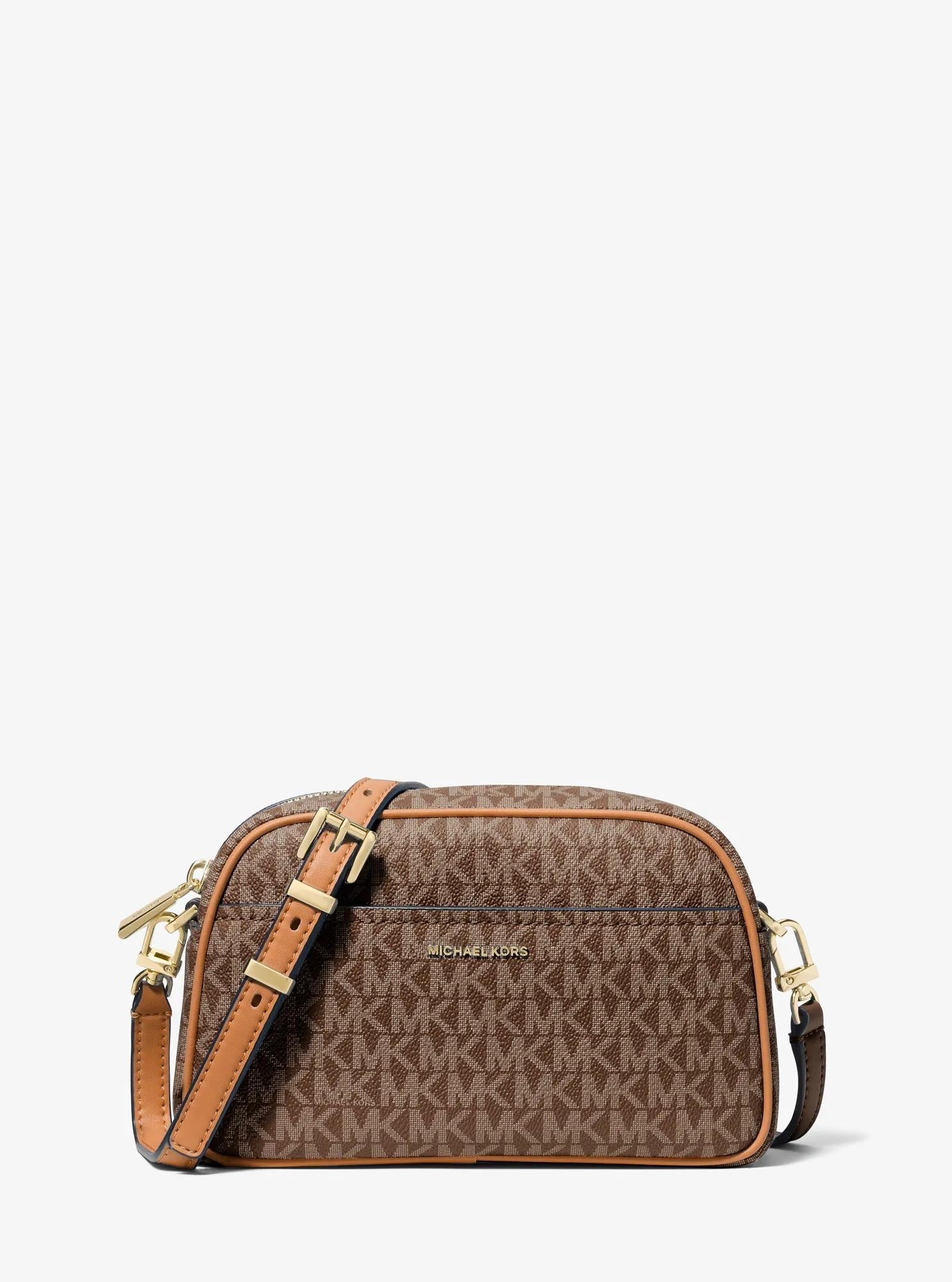 Michael Kors Jet Set Small Signature Signature Logo Camera Crossbody Bag Bag